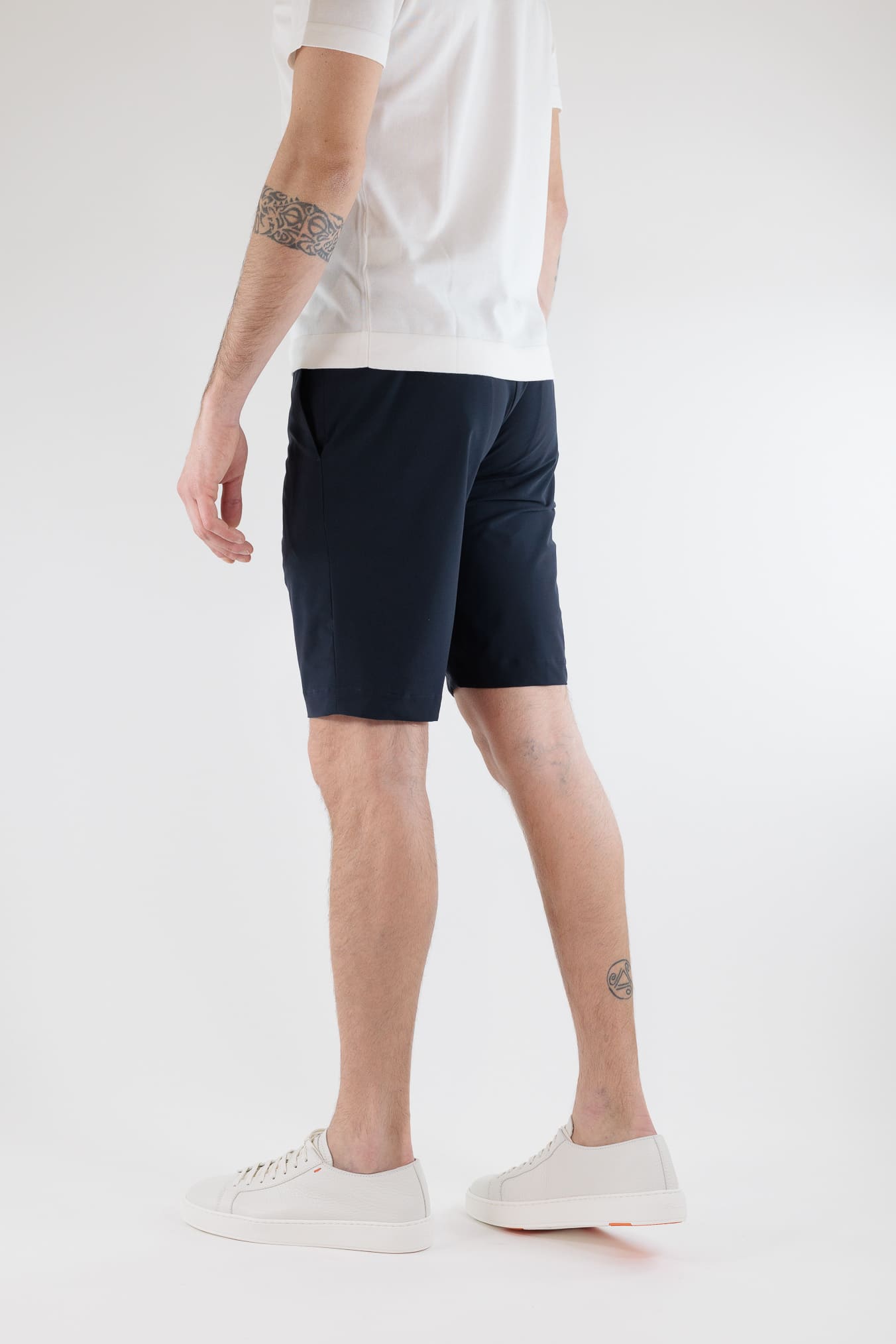 PT Bermuda Tessuto Active Bi-Stretch Blu