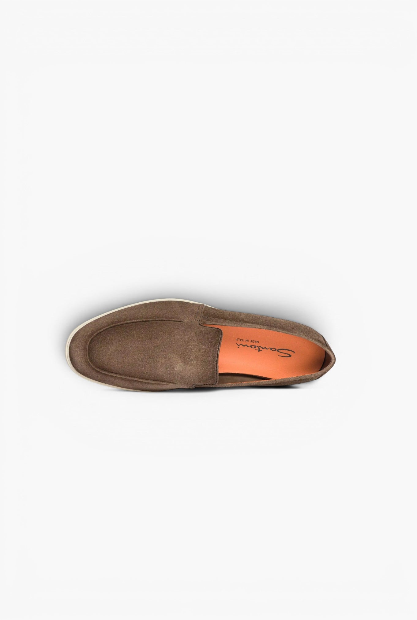 SANTONI Mocassino Suede Marrone
