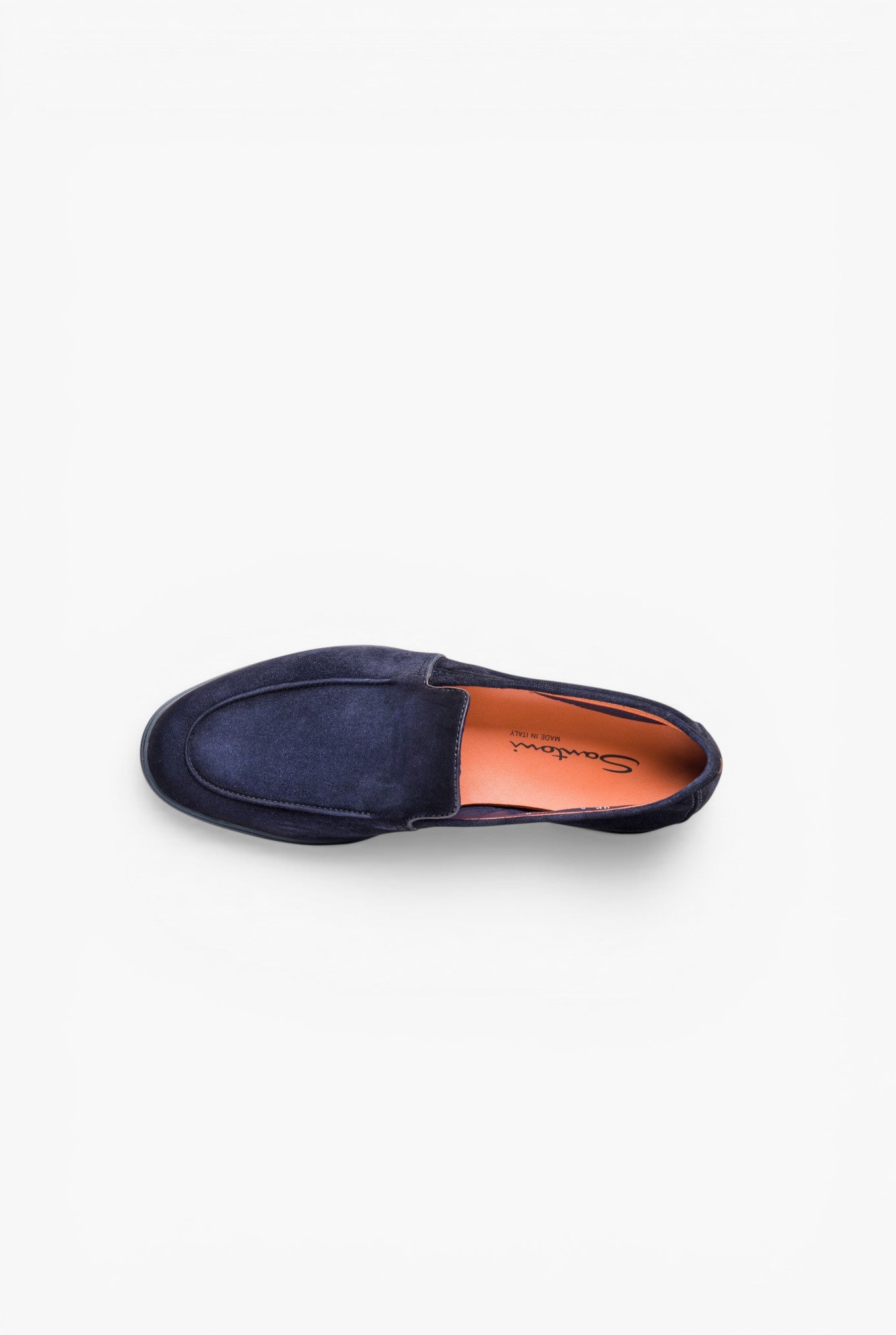 SANTONI Mocassino Suede Blu