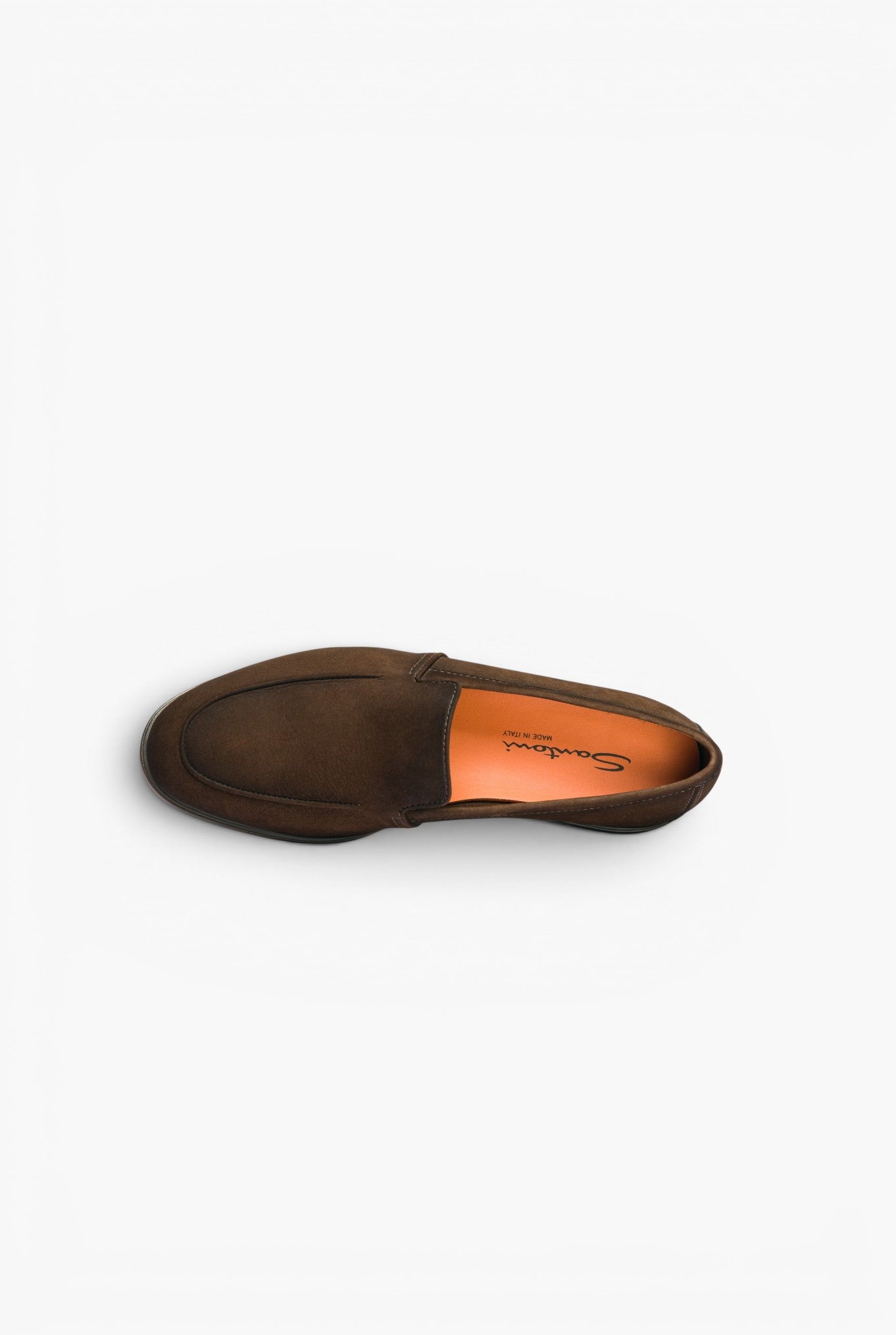 SANTONI Mocassino Suede Testa Moro
