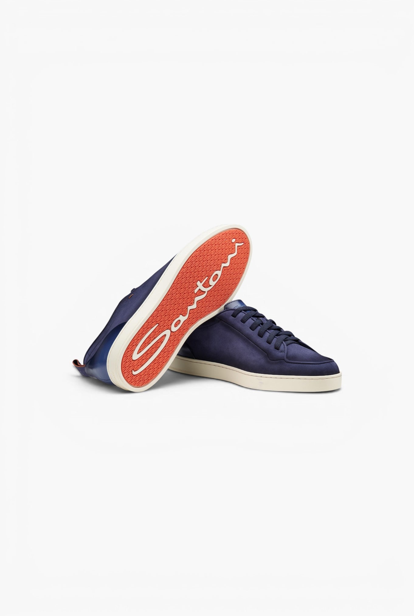 SANTONI Sneaker Santoni Off-duty Nabuk Blu