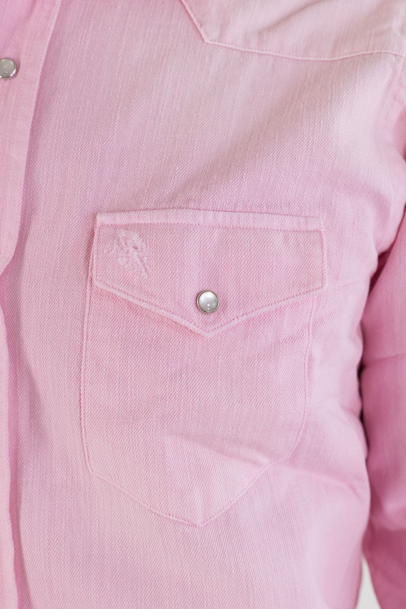SARTORIO Camicia Texana Denim Rosa