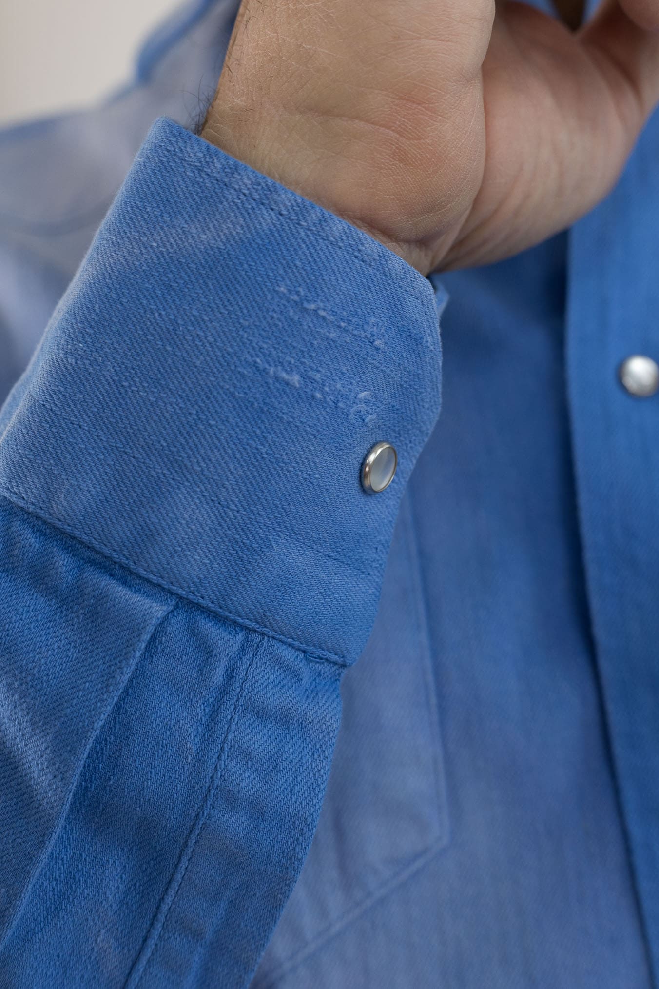 SARTORIO Camicia Texana Denim Azzurro