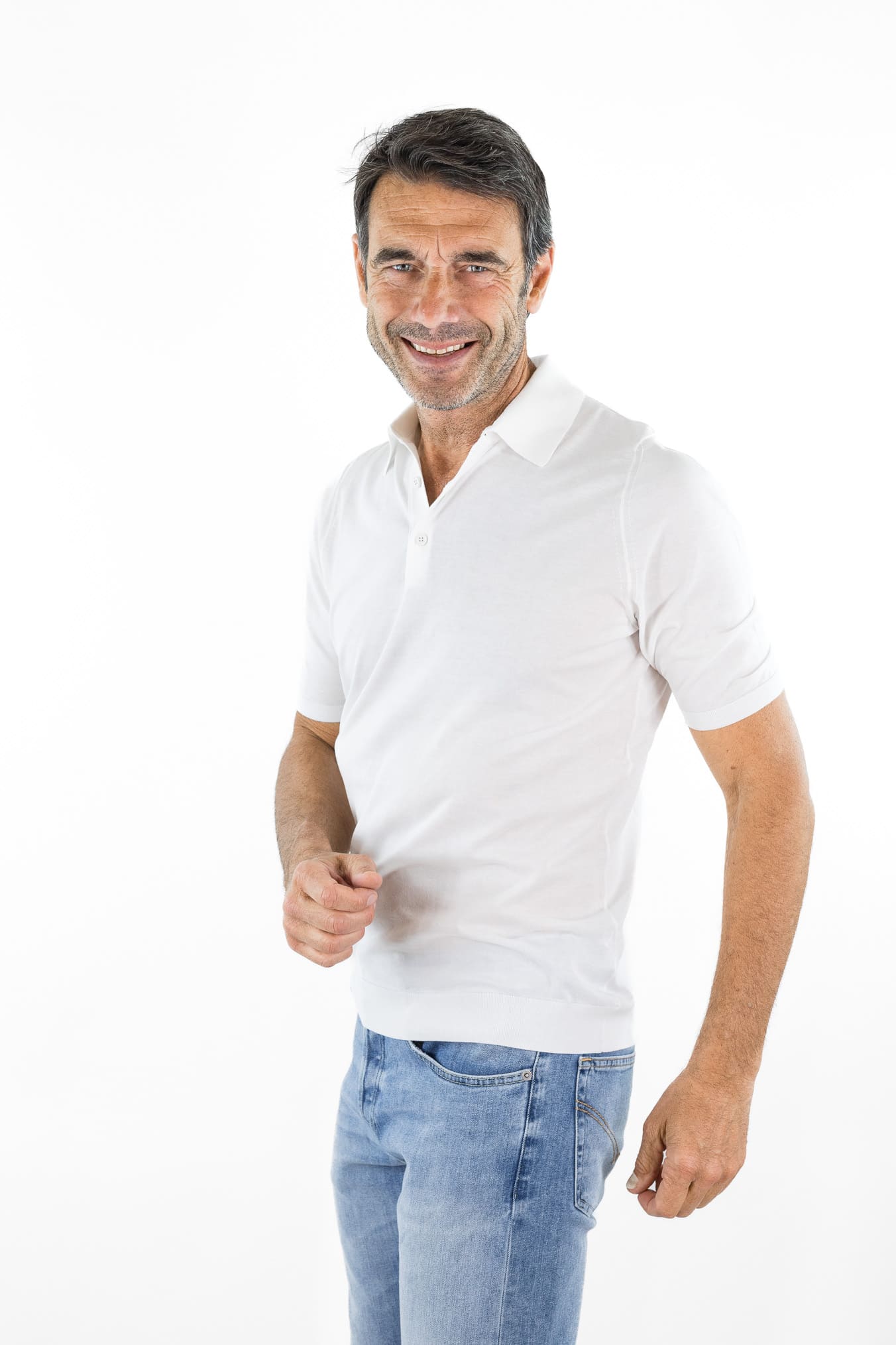 SVEVO PARMA Polo Cotone Superlight Bianco