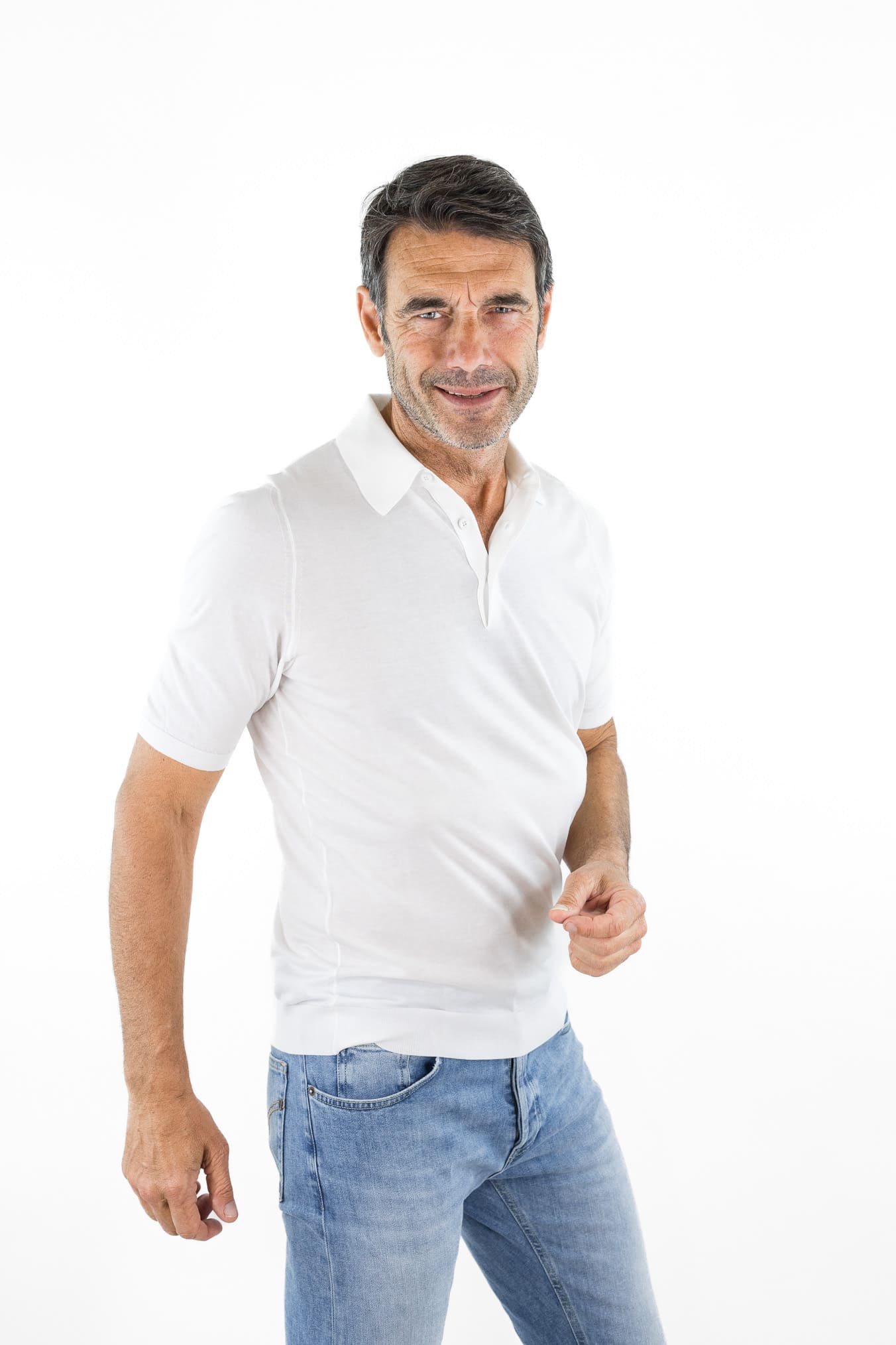 SVEVO PARMA Polo Cotone Superlight Bianco