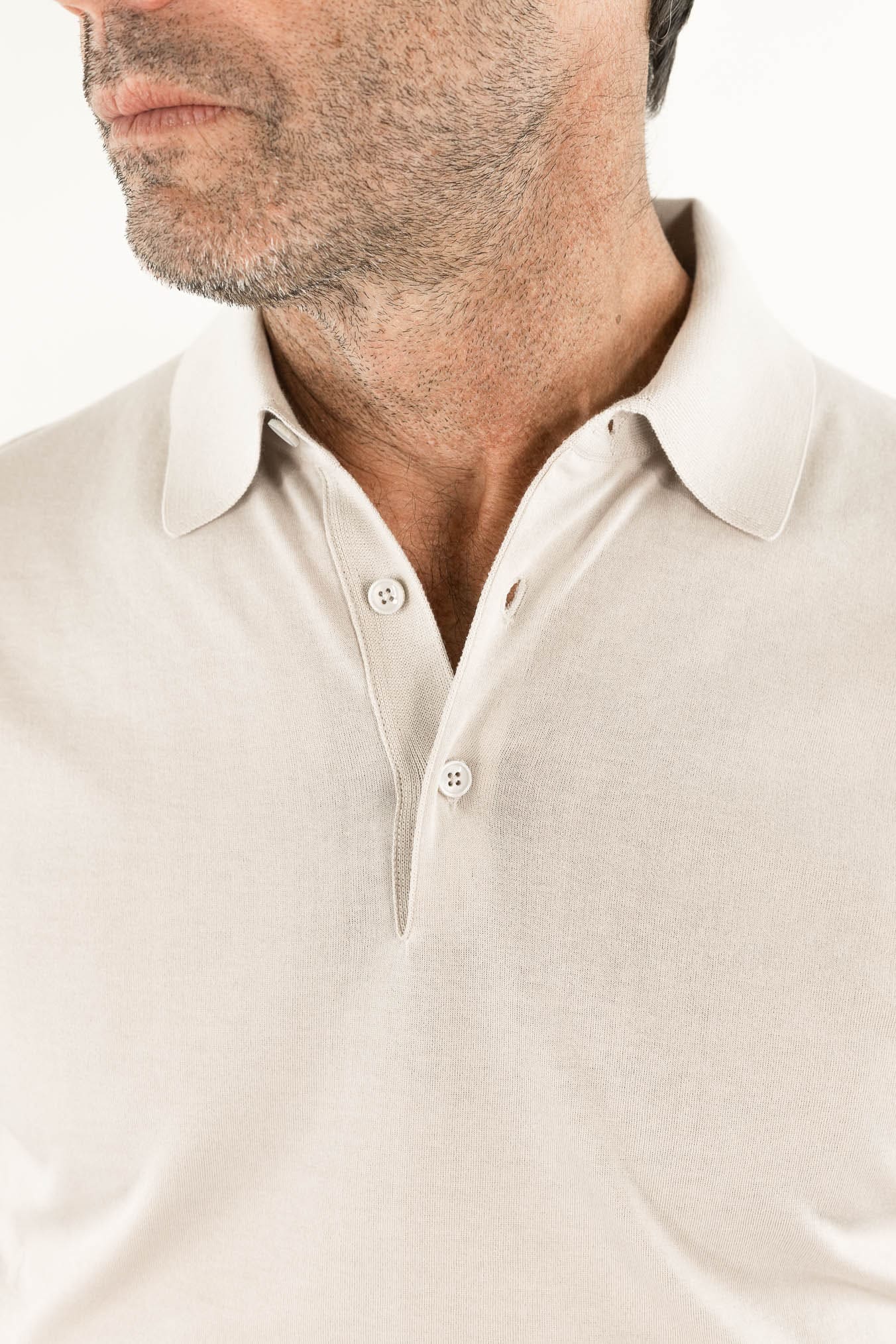 SVEVO PARMA Polo Cotone Superlight Beige Chiaro