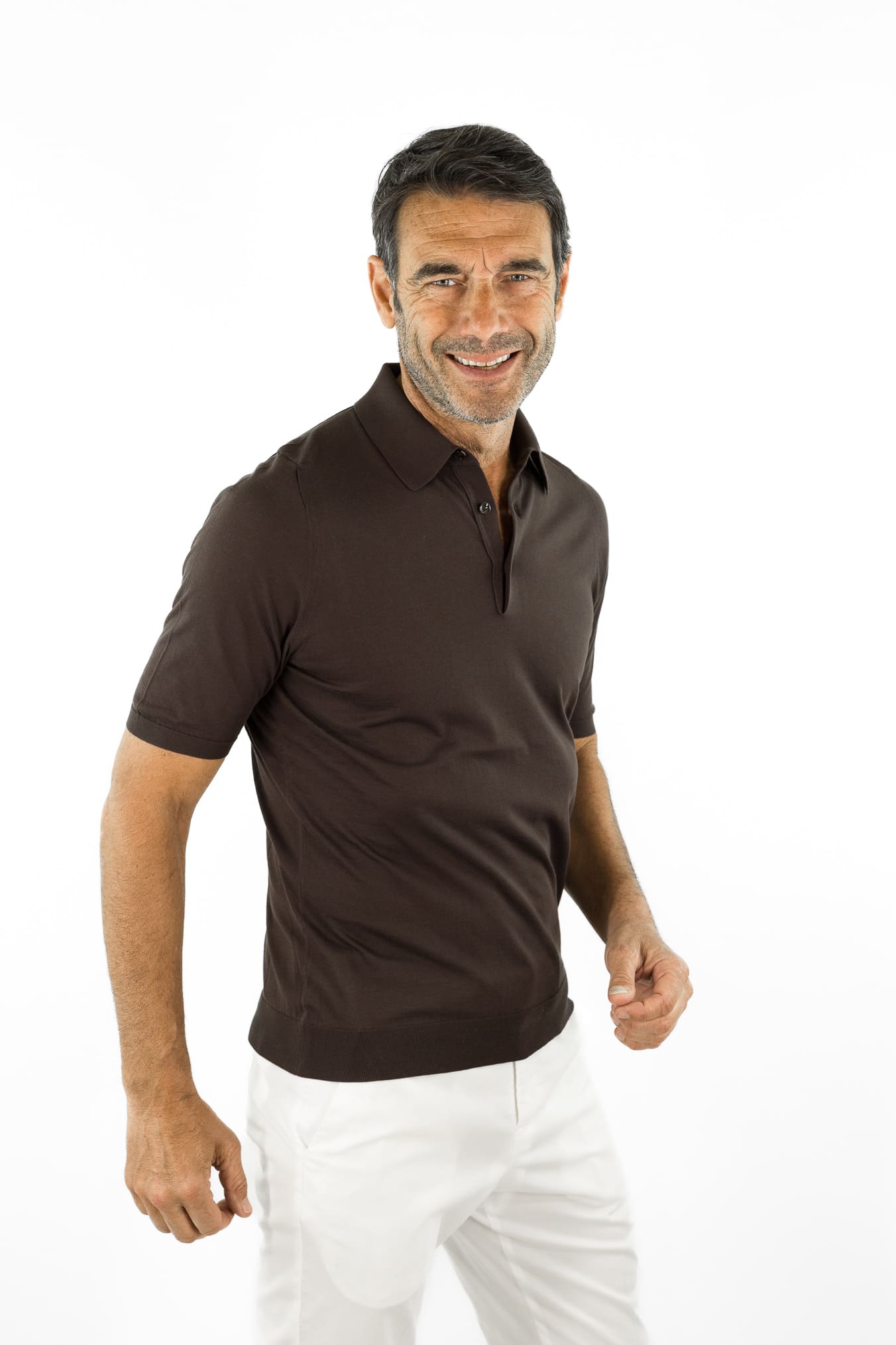 SVEVO PARMA Polo Cotone Superlight Testa Moro