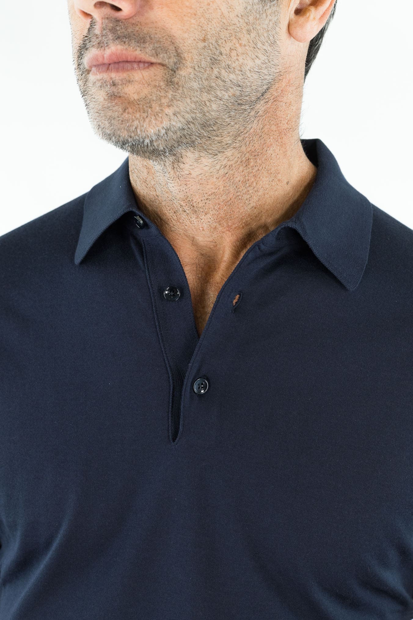 SVEVO PARMA Polo Cotone Superlight Blu Scuro