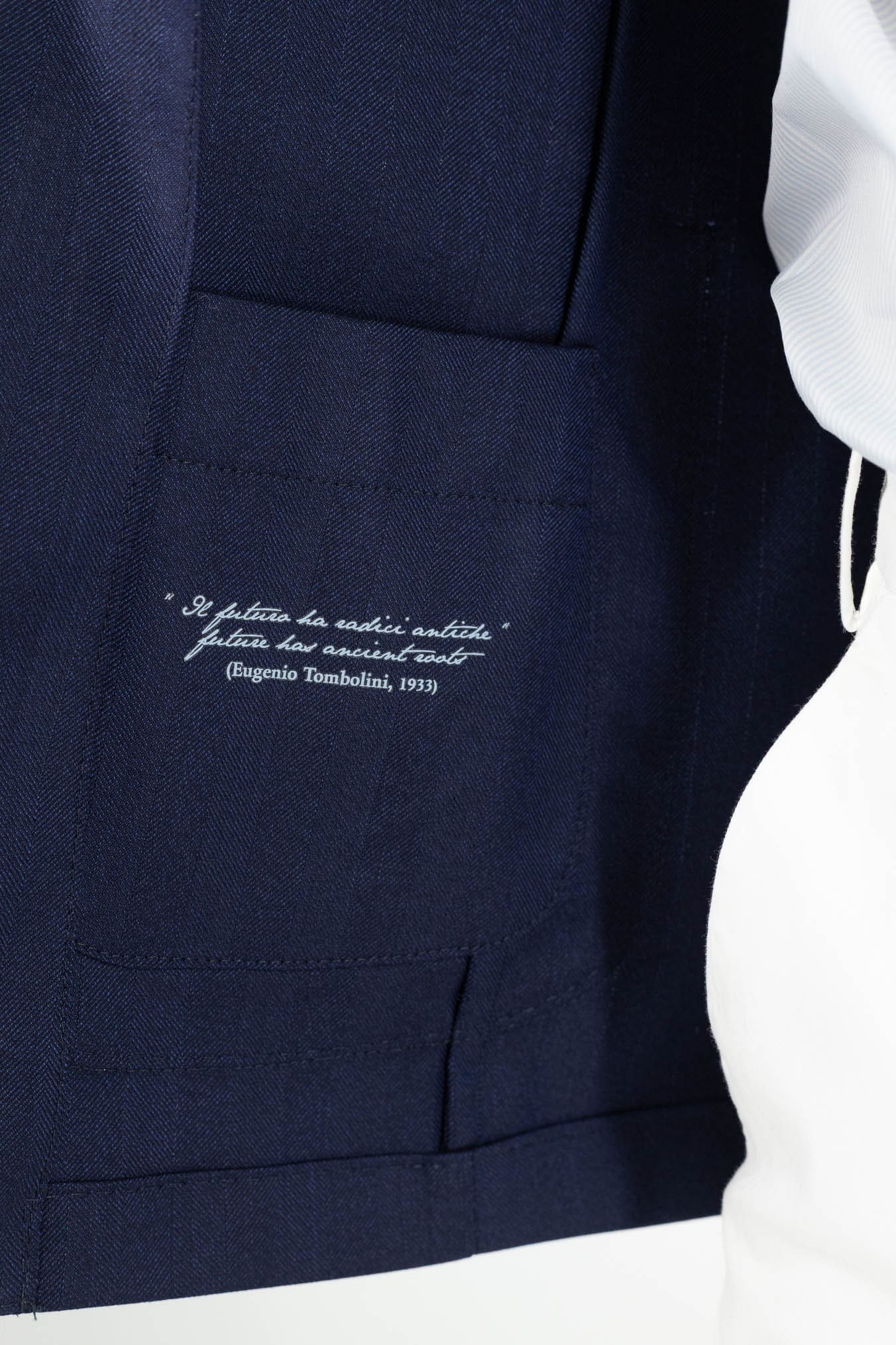 TOMBOLINI Giacca "Zero Gravity" Spigata Blu