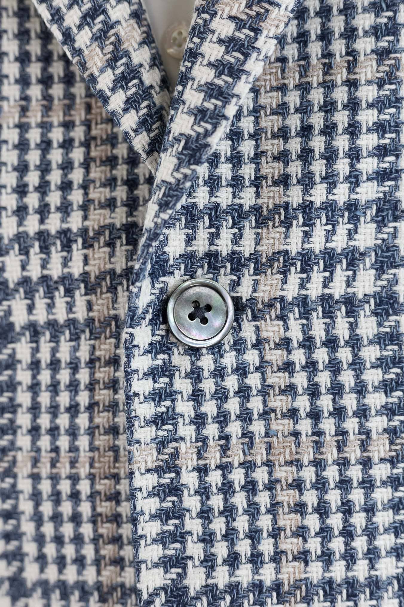 TOMBOLINI Giacca "Zero Gravity" Galles Blu Bianco Beige