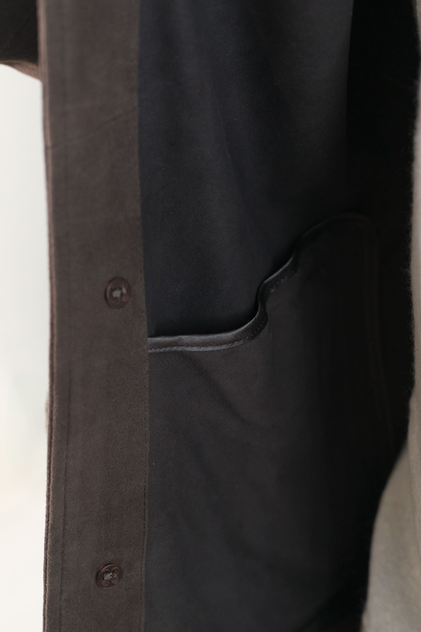 VOLFAGLI Camicia Suede Testa di Moro