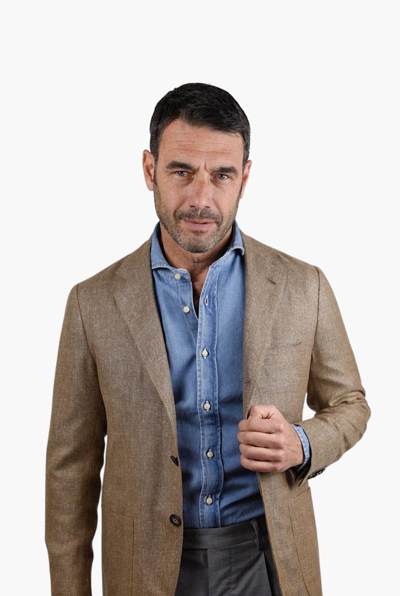 Giacca Cashmere Tabacco KITON