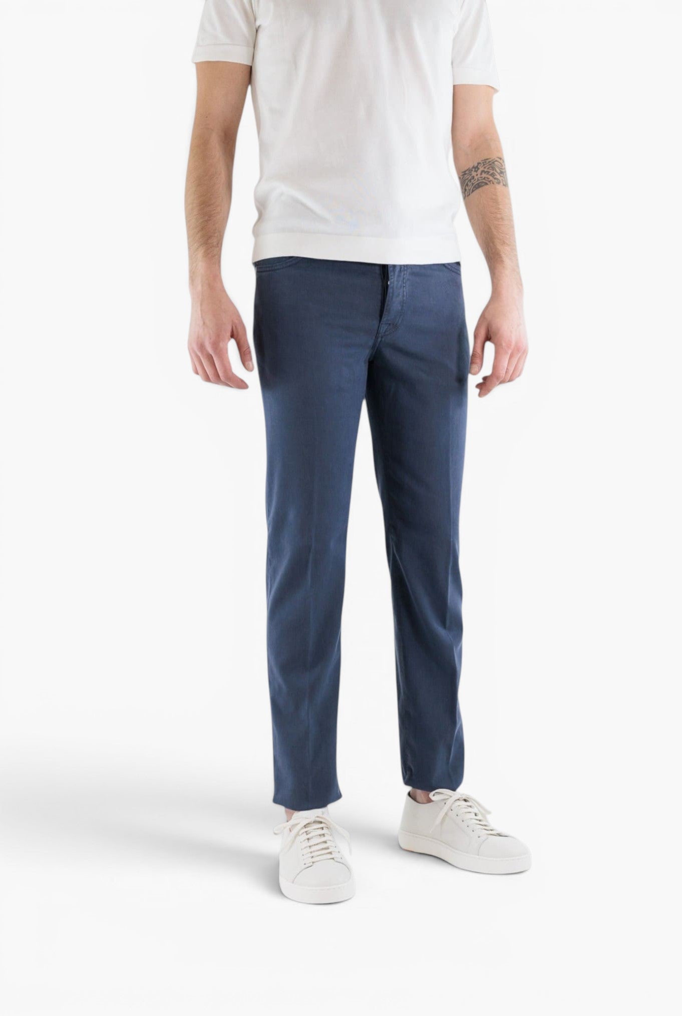 Pantaloni 5 tasche Blu Medio KITON