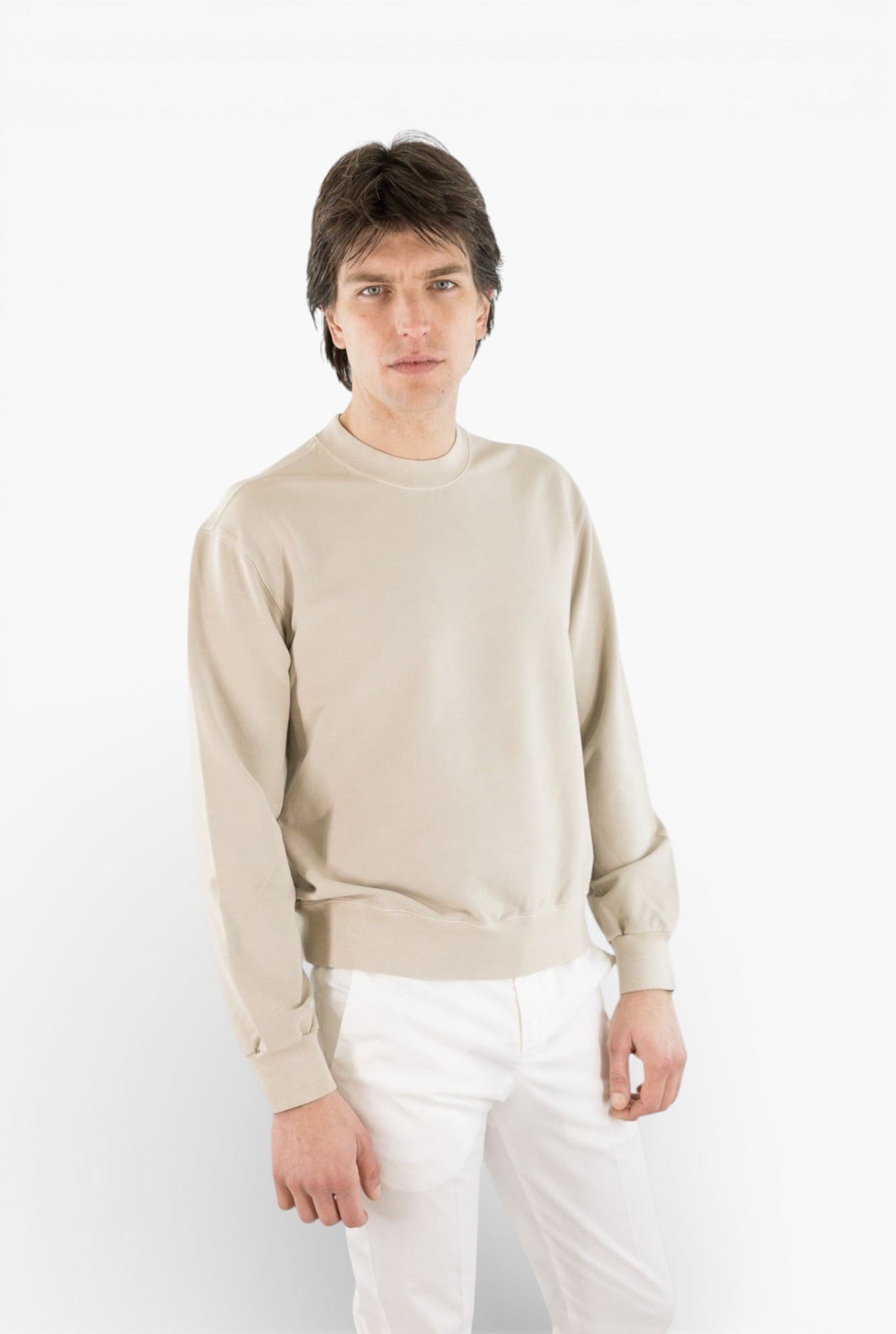CIRCOLO 1901 Felpa Jersey Cotone Beige