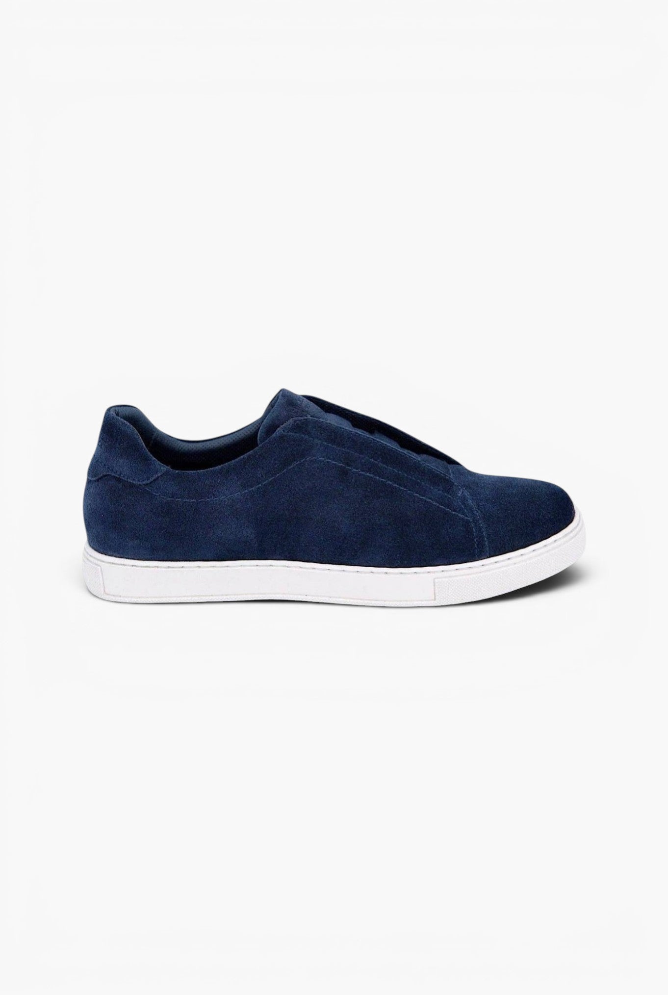 Sneakers Suede Slip On Blu Scuro PELLETTIERI DI PARMA