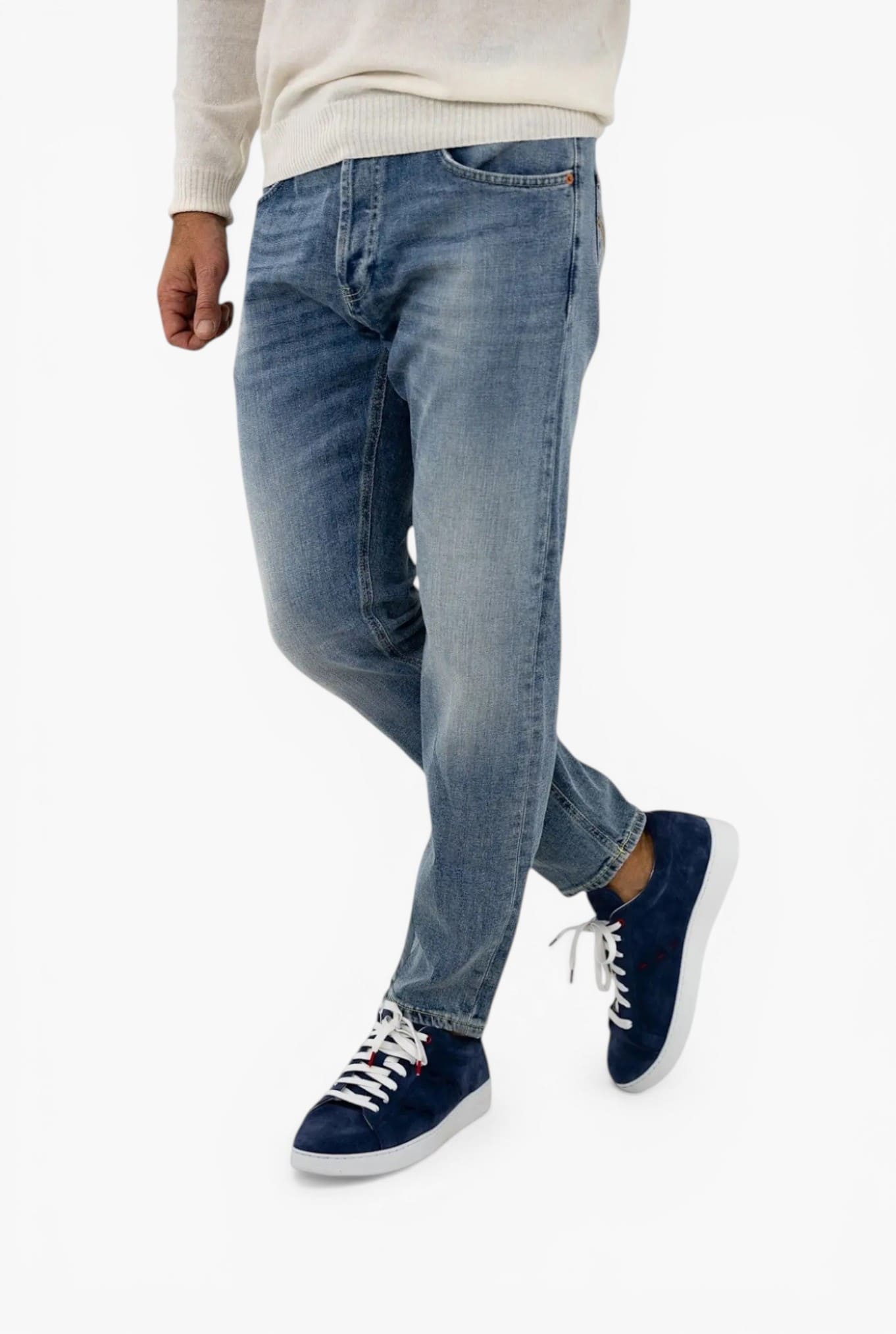Jeans "Dian" Lavaggio Medio Chiaro Slim Fit - Guarino Store