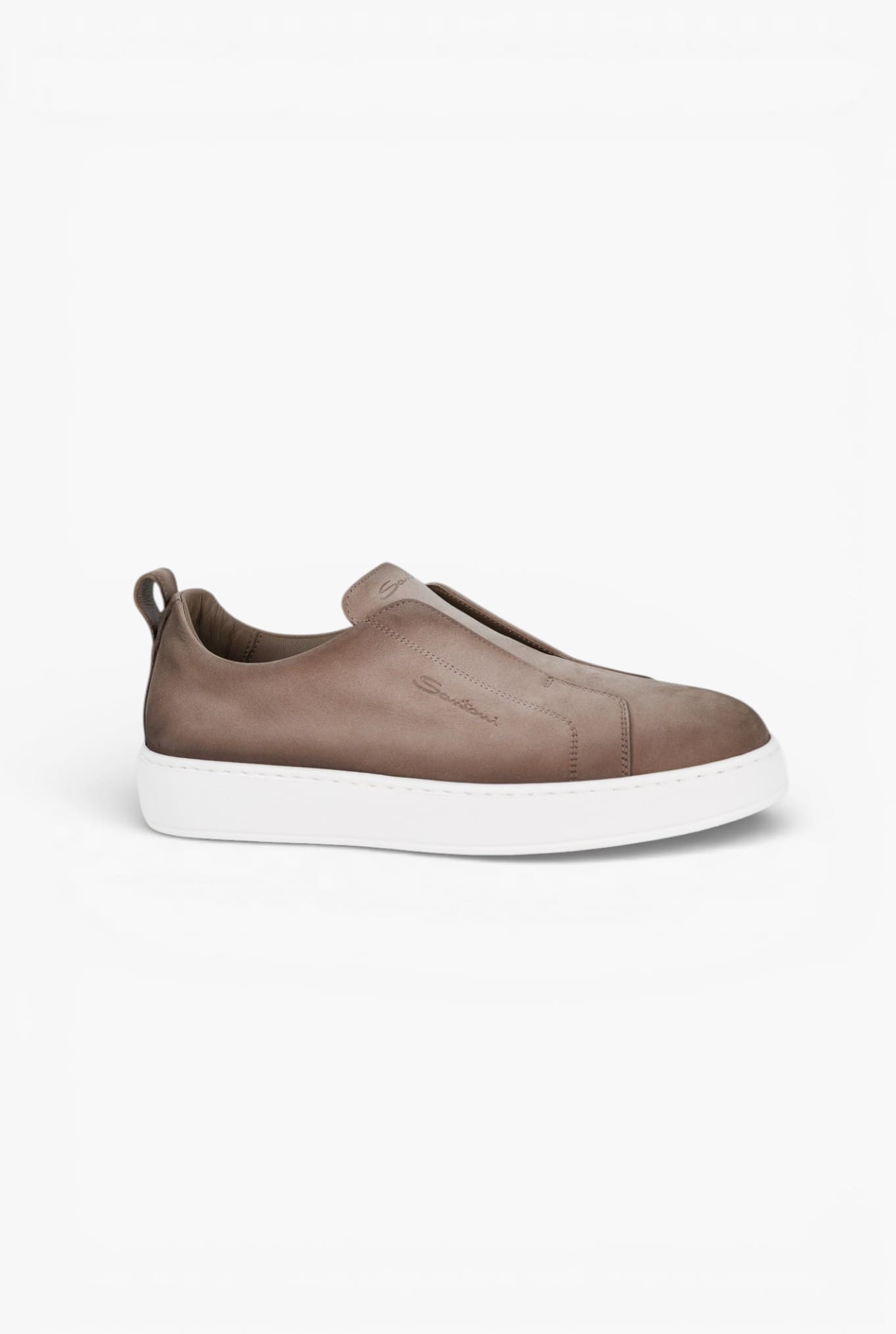 Sneaker Slip-on Nabuk Tortora