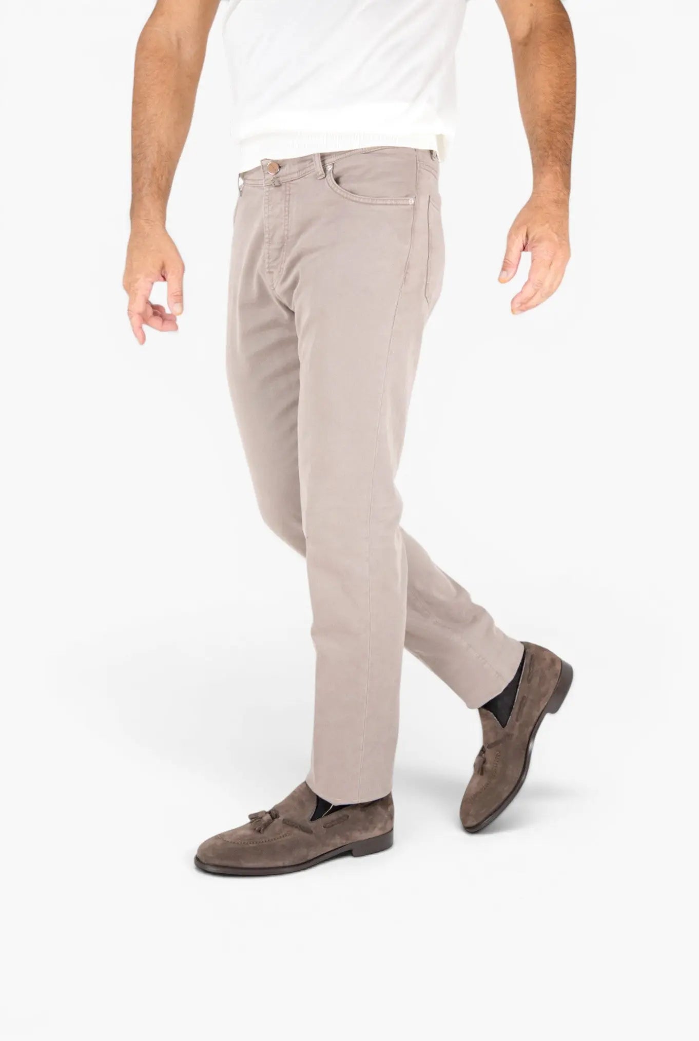 Pantaloni 5 Tasche Cammello KITON