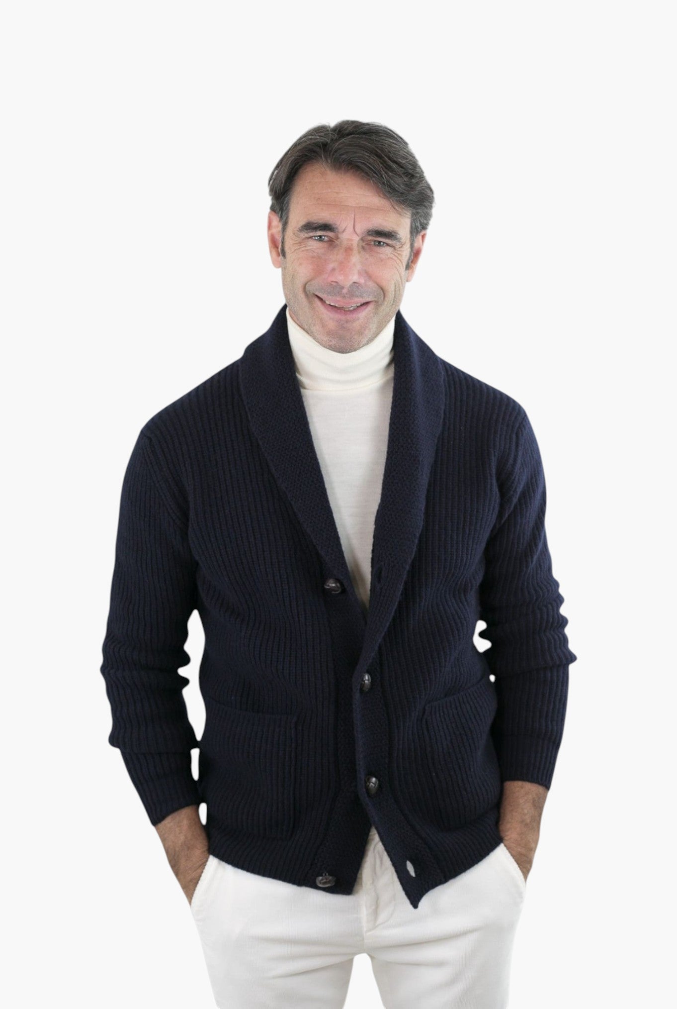 Steve McQueen '68 Blue "Renegade" Cardigan