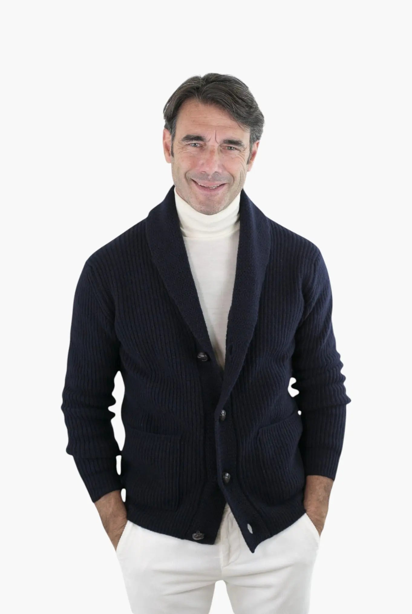 Cardigan "Renegade" Steve McQueen '68 Blu RAKKI'