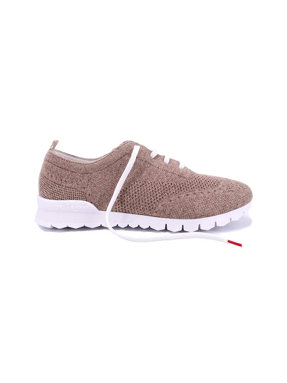 Kiton Sneaker cashmere tortora - Guarino Store