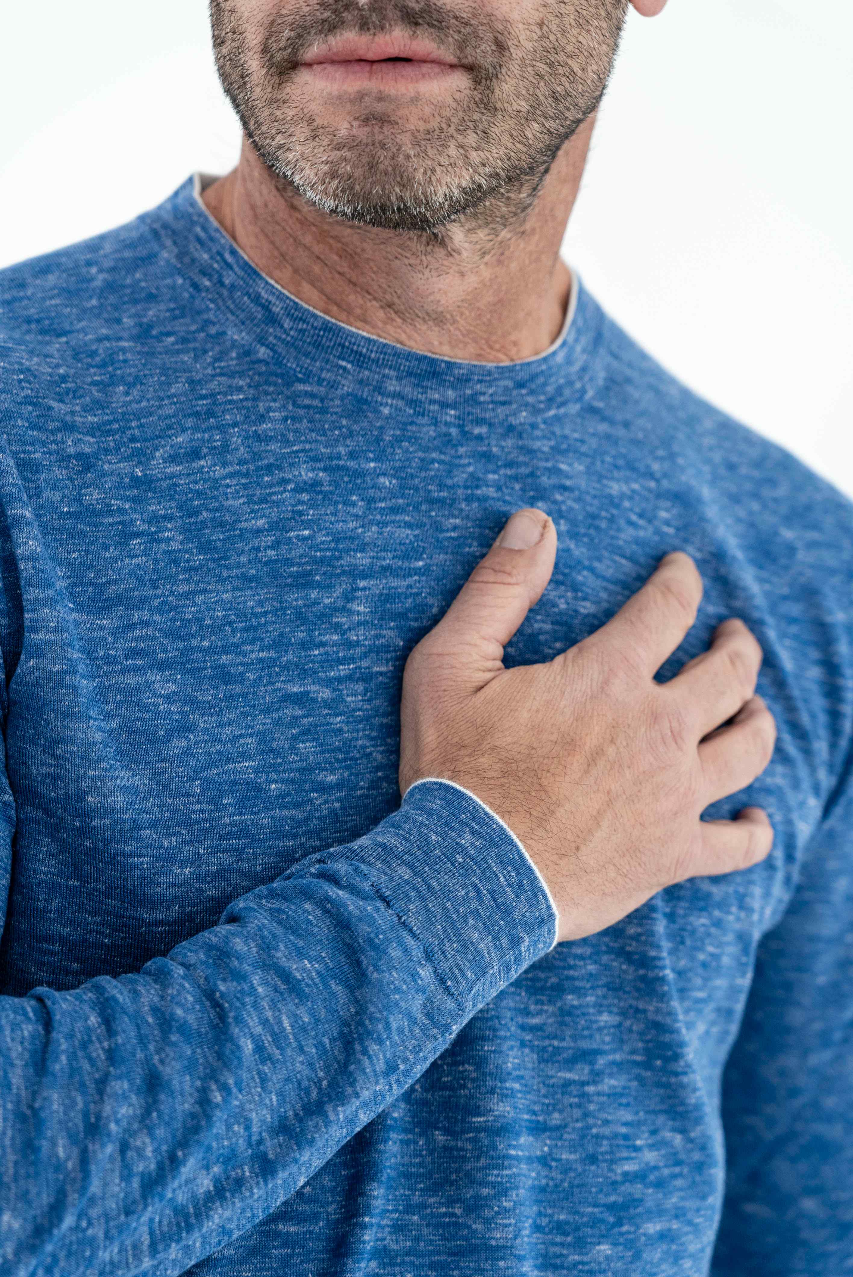 SVEVO PARMA Girocollo Seta e Lino Manica Lunga Azzurro Mélange - Guarino Store