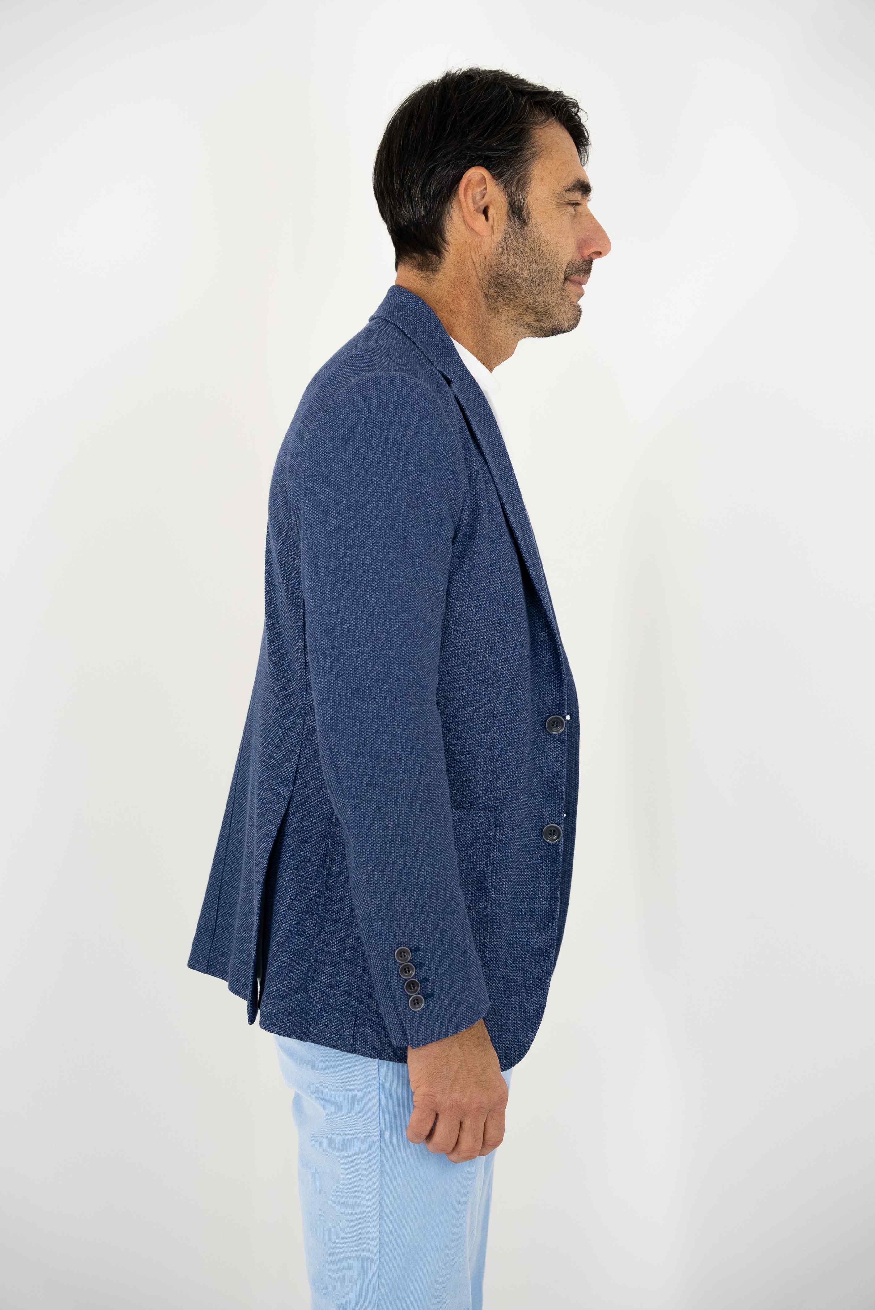 Canali Giacca Sfoderata 2 Bottoni Azzurra - Guarino Store