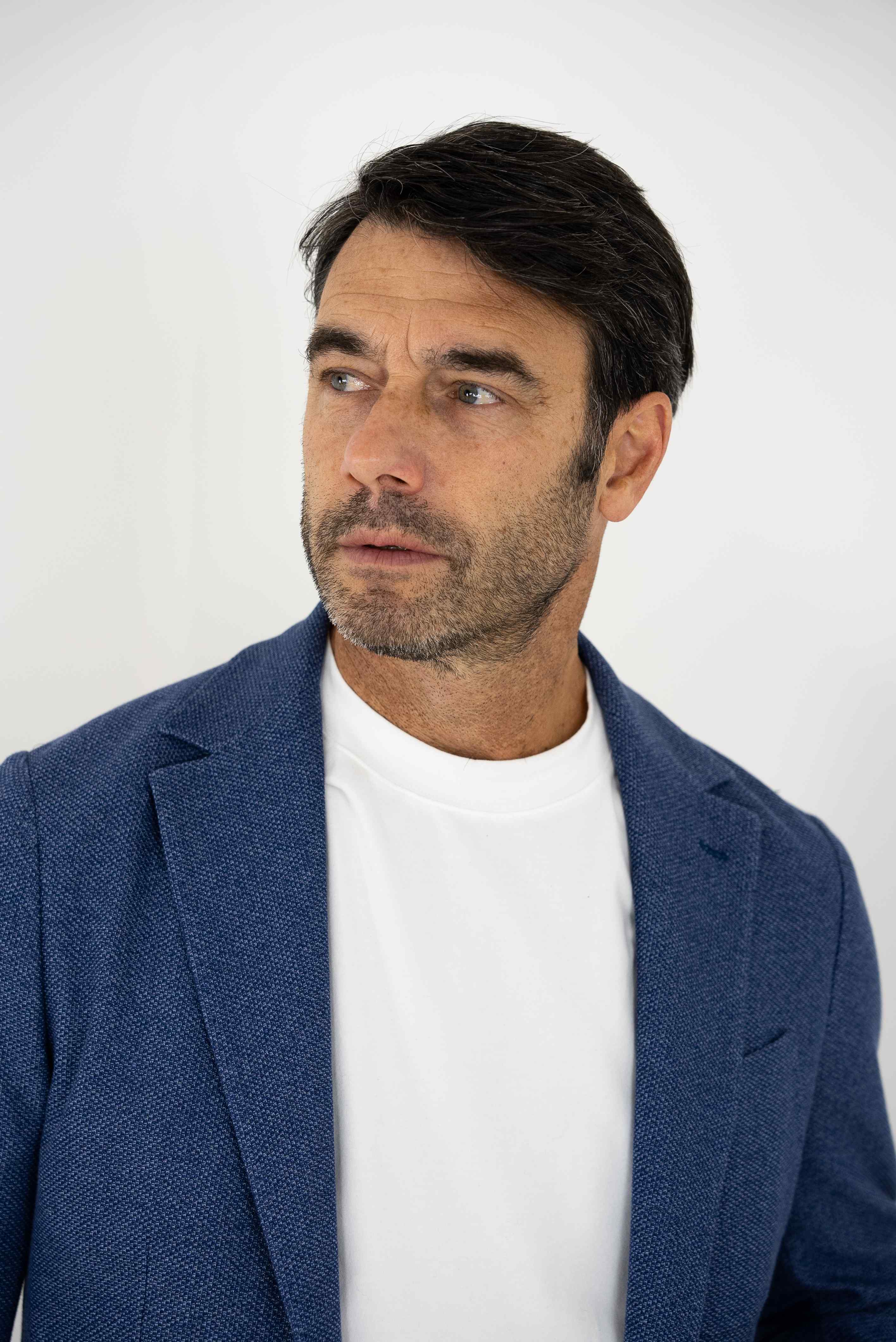 Canali Giacca Sfoderata 2 Bottoni Azzurra - Guarino Store