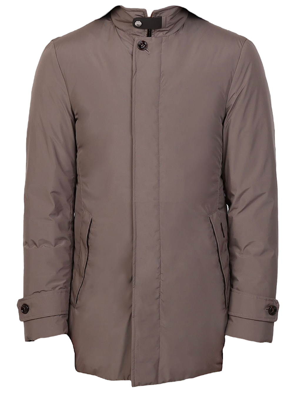 Cappotto Impermeabile imbottito in piuma d'oca beige - Guarino Store