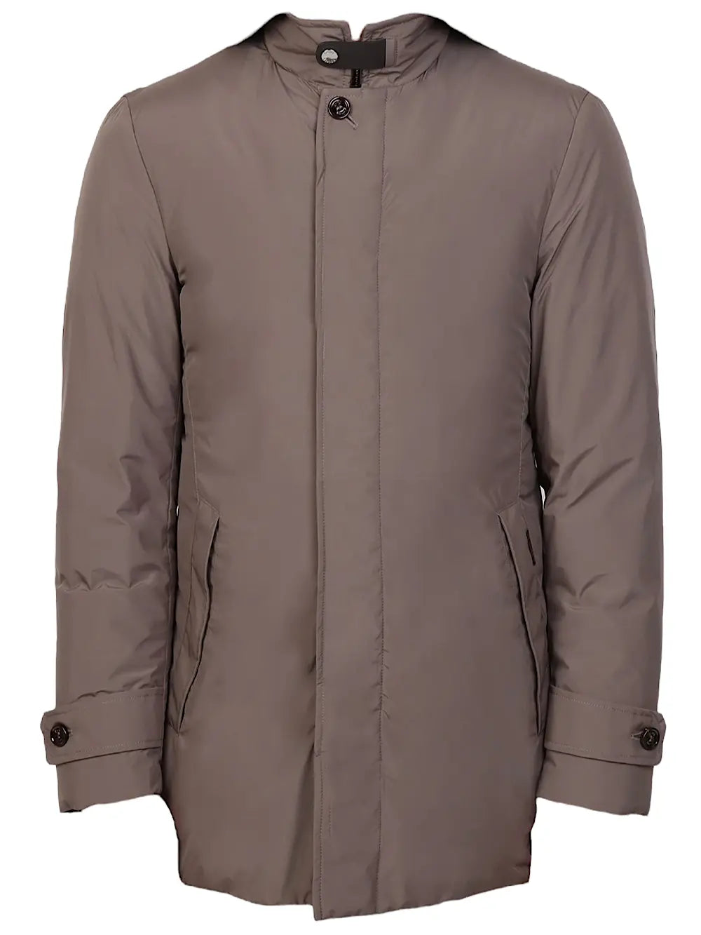 Cappotto Impermeabile imbottito in piuma d'oca beige - Guarino Store