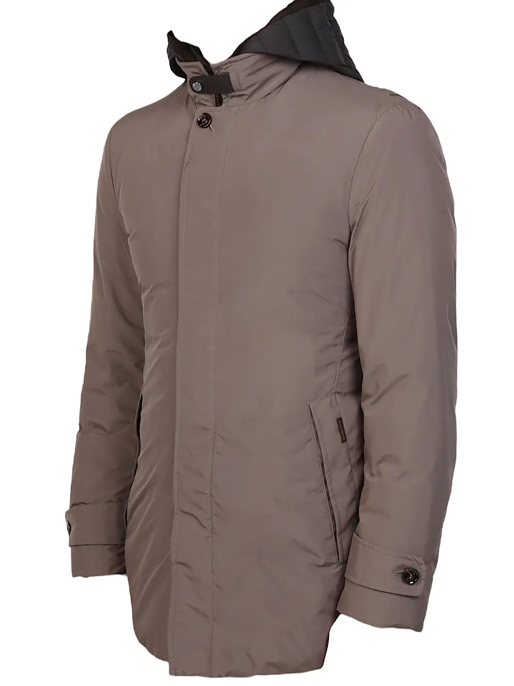 Cappotto Impermeabile imbottito in piuma d'oca beige - Guarino Store
