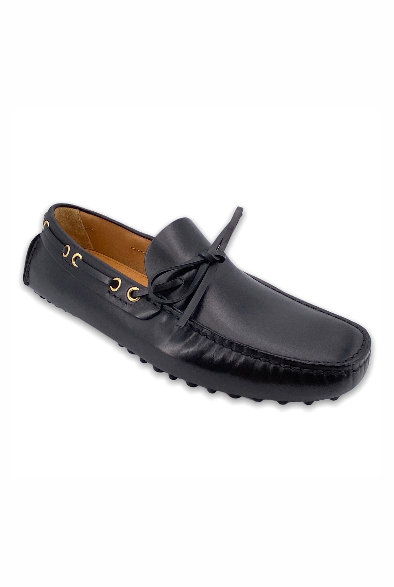 CAR SHOE Mocassino in Pelle Nera - Guarino Store