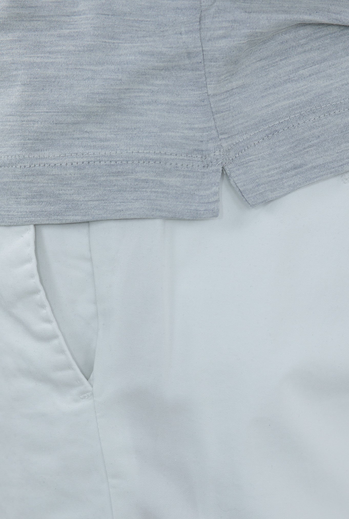 MARCO PESCAROLO T-Shirt Manica Lunga Seta Cotone Grigia Chiara - Guarino Store