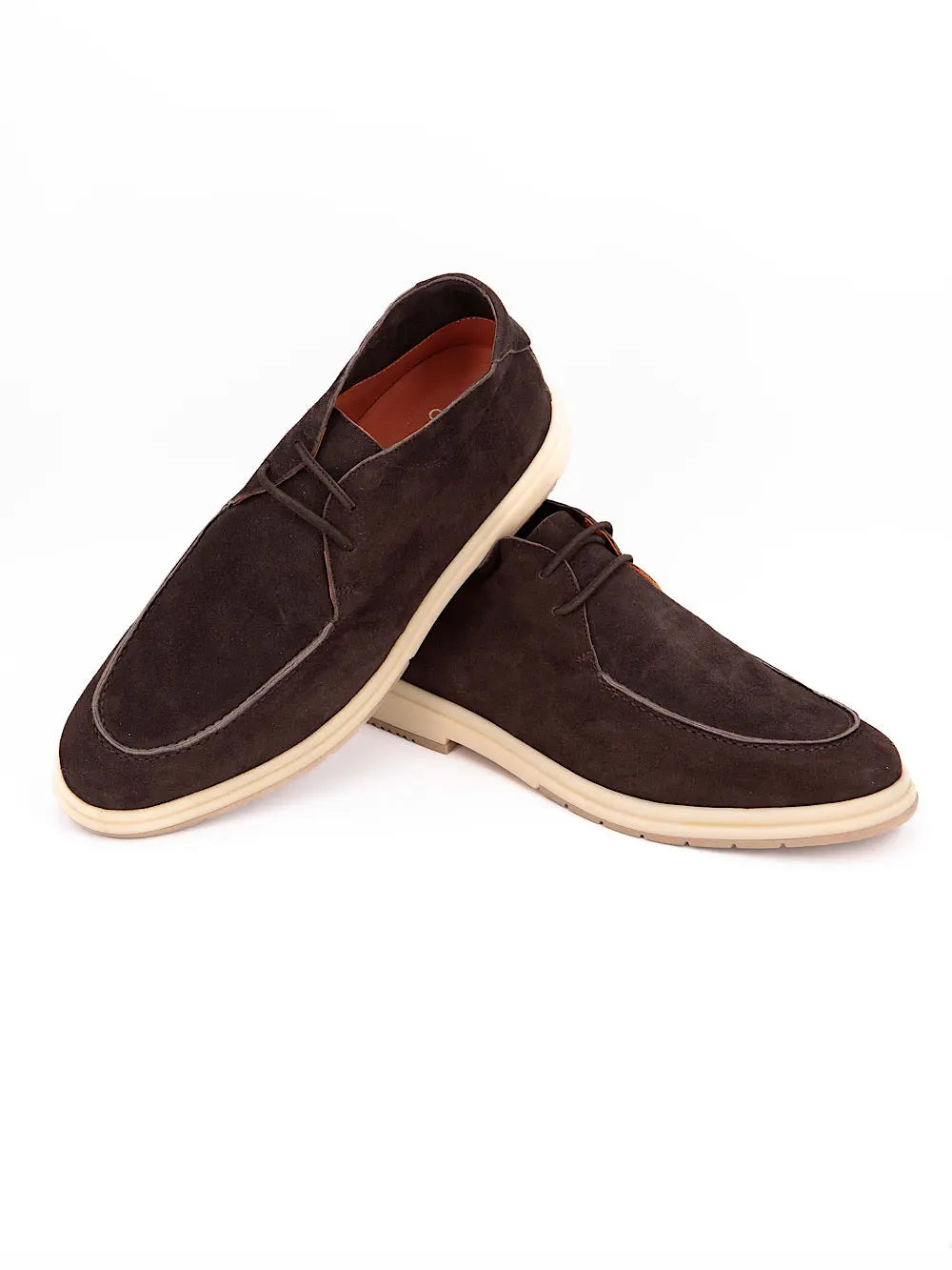 Andrea Ventura Polacchina Suede marrone caffè - Guarino Store