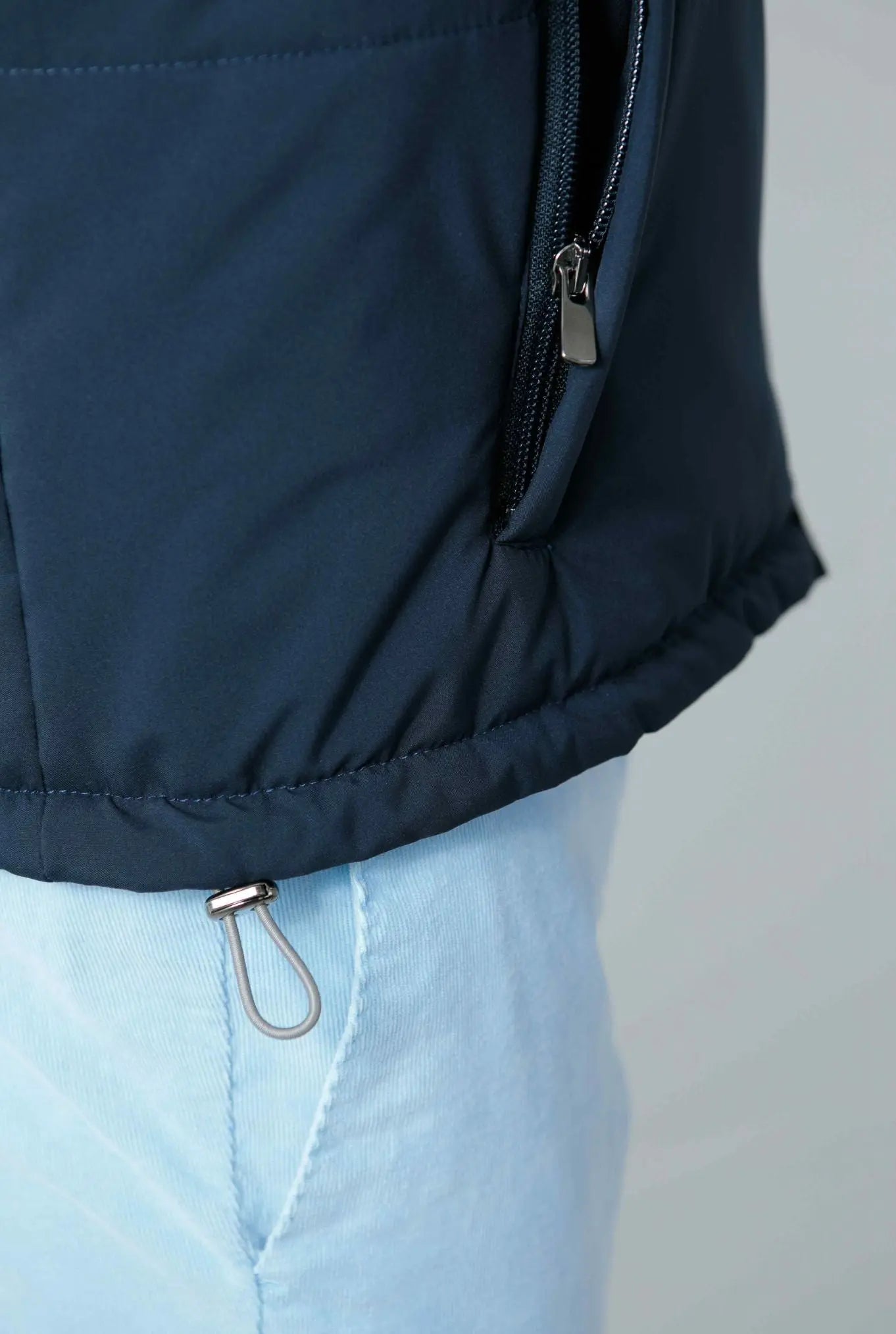 GUARINO Gilet con Cappuccio Blu - Guarino Store