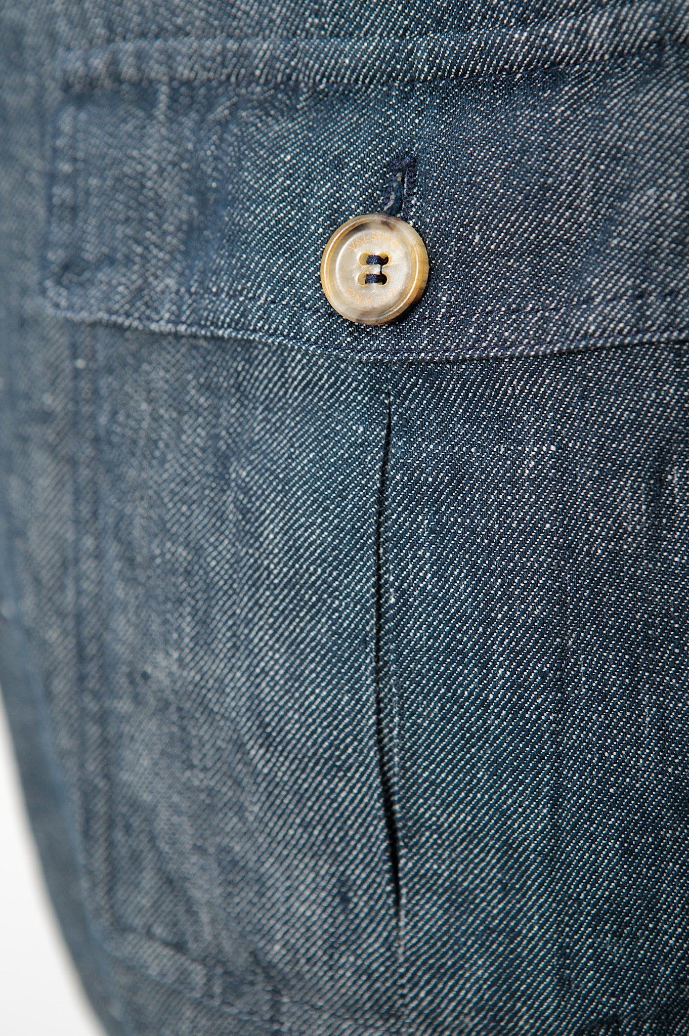 VALSTAR Giubbino Denim Lino Limited Edition Blu - Guarino Store