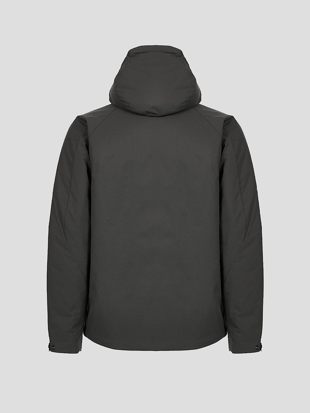 Giacca imbottita grigia con cappuccio - Guarino Store