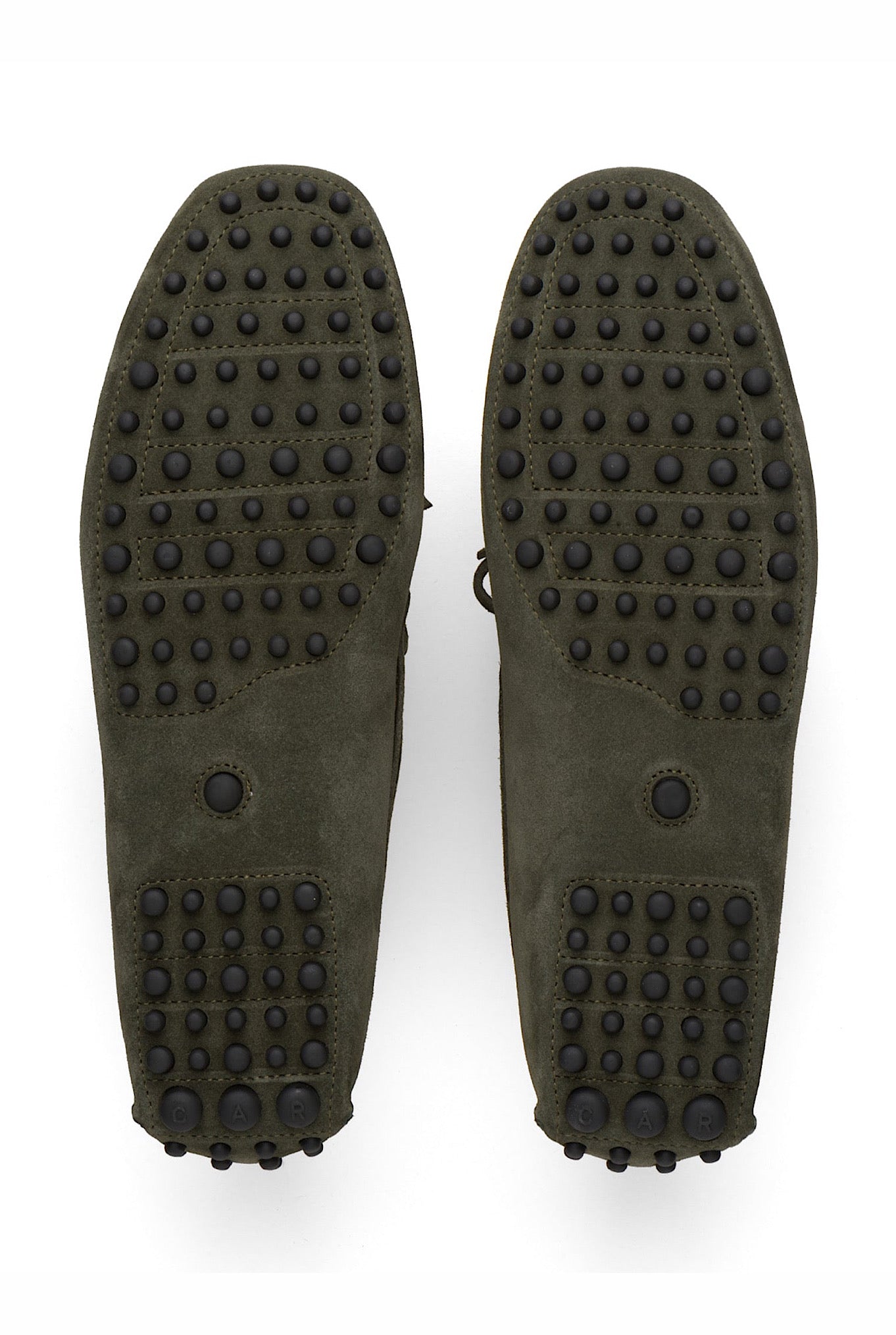 CAR SHOE Mocassino Suede Verde Mimetico - Guarino Store