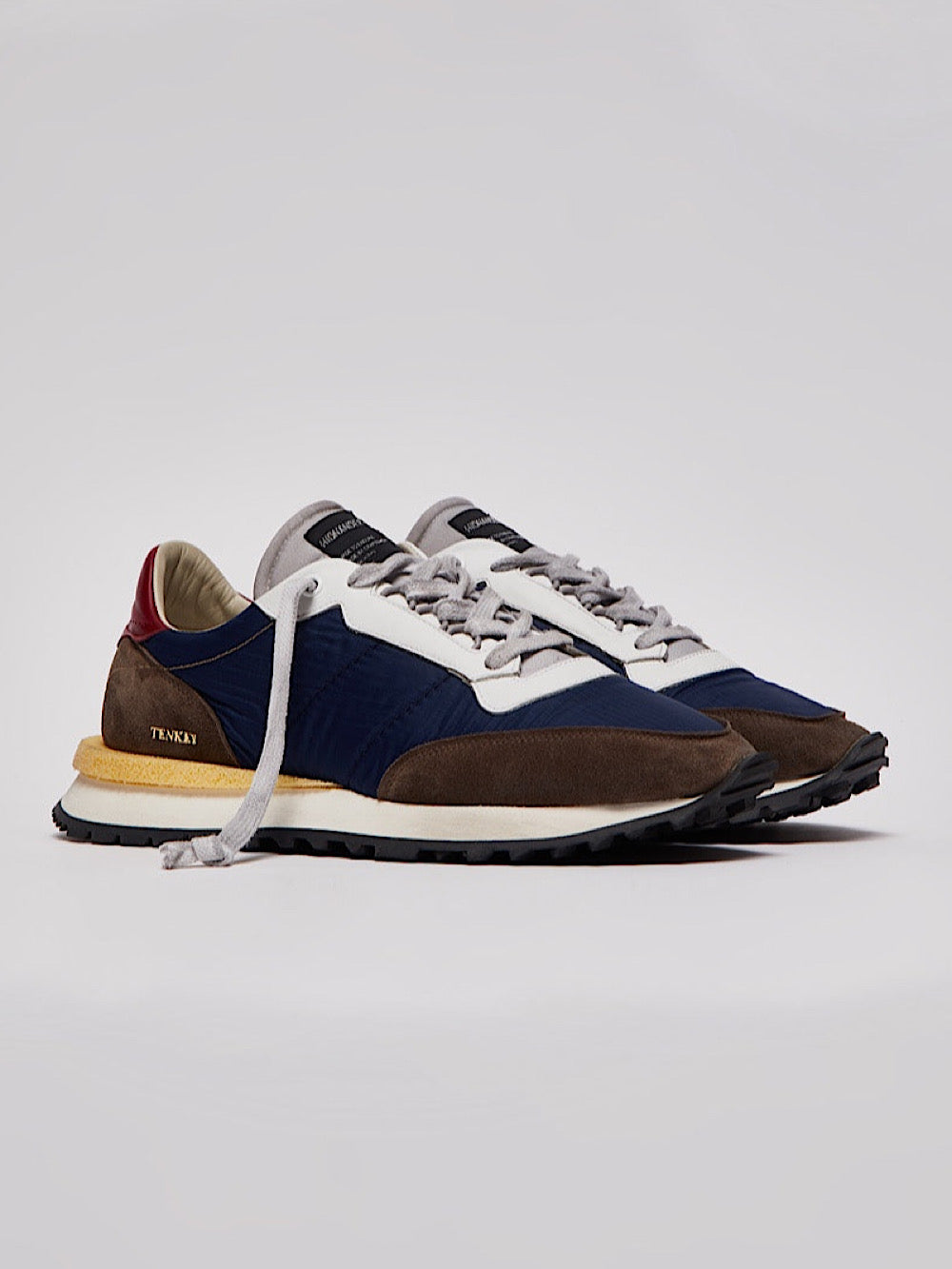 Sneaker Tenkei blu e marrone - Guarino Store