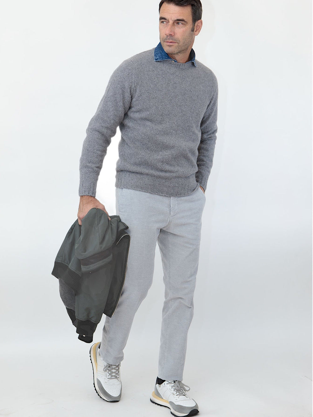 Sneaker Tenkei pelle bianca - Guarino Store