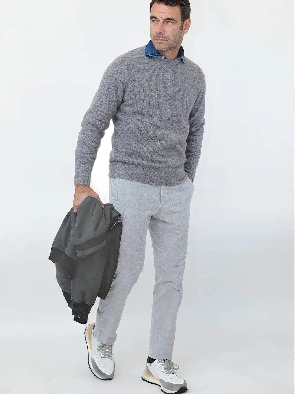Sneaker Tenkei pelle bianca - Guarino Store