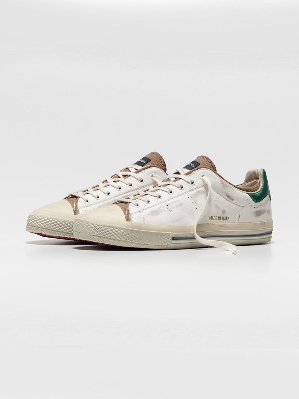 Sneaker Starless bianca e verde - Guarino Store