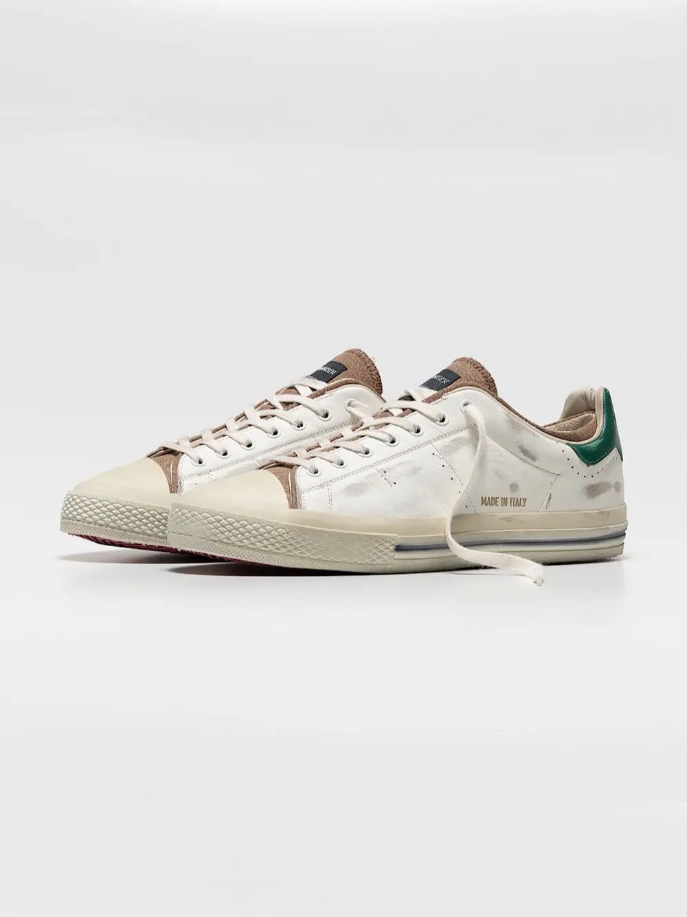 Sneaker Starless bianca e verde - Guarino Store