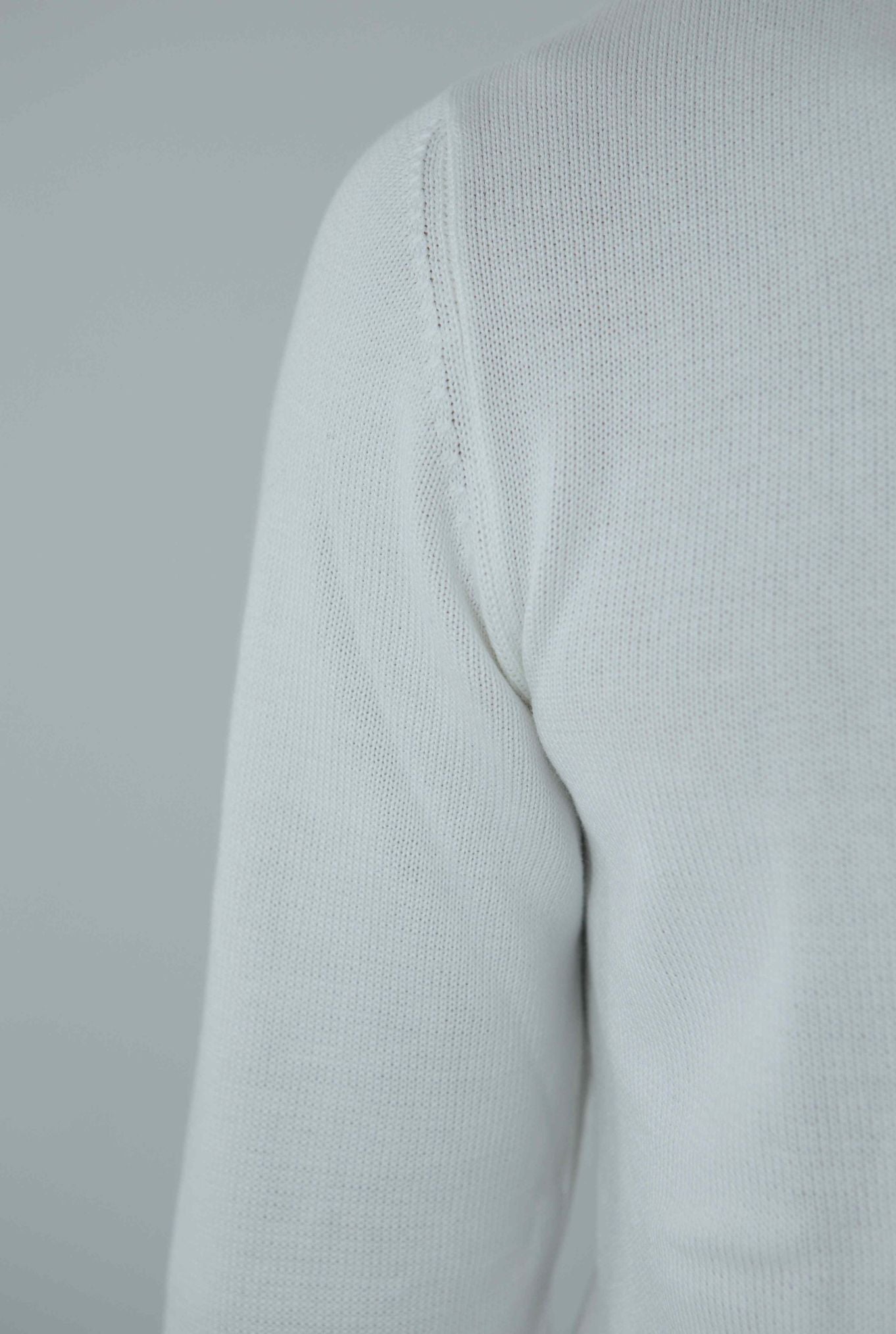 GUARINO Girocollo 2 Fili Cotone Bianco - Guarino Store