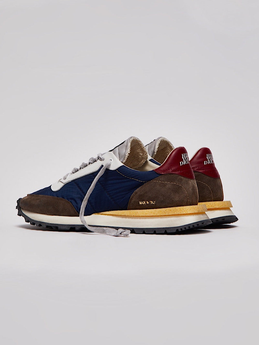 Sneaker Tenkei blu e marrone - Guarino Store