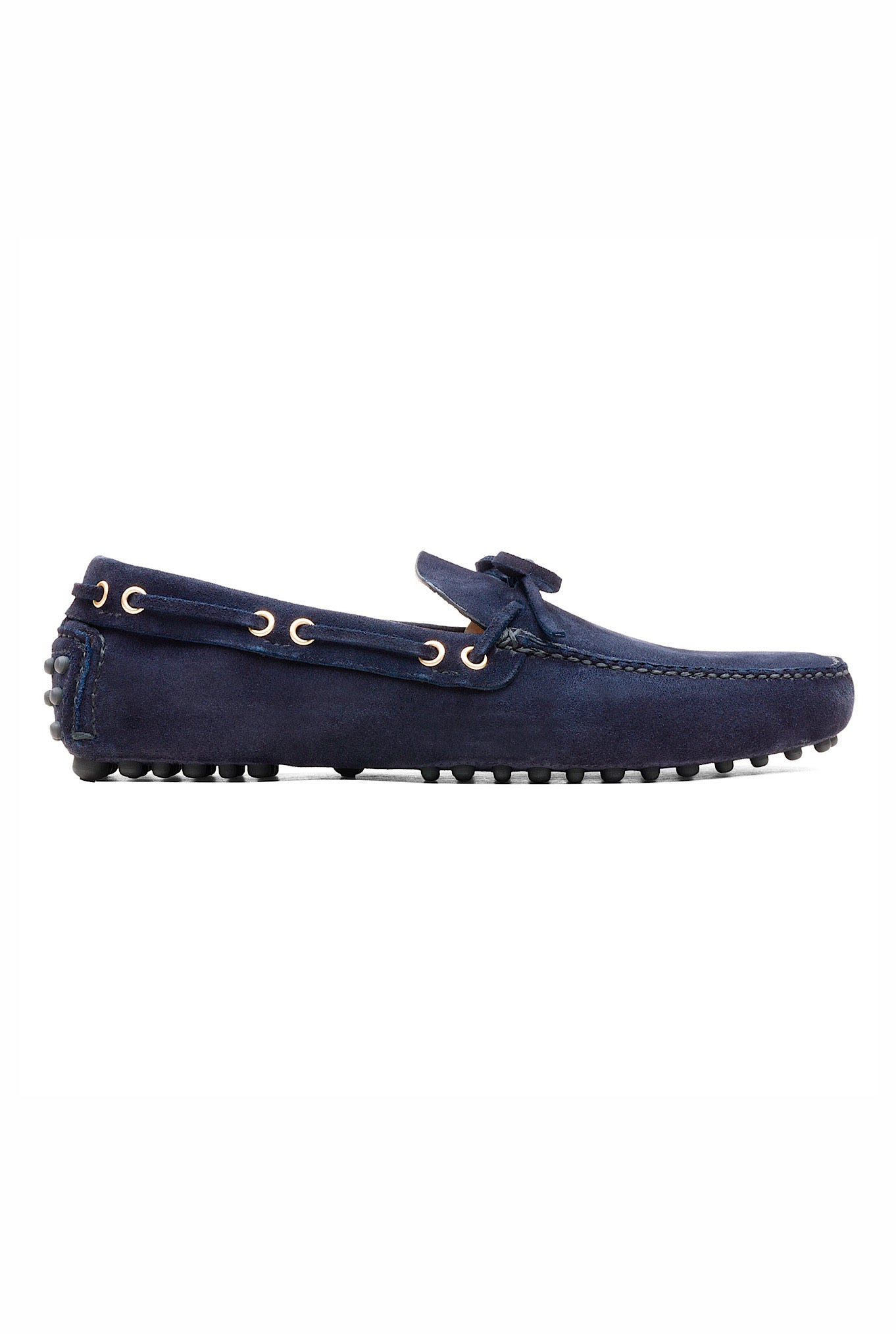CAR SHOE Mocassino Suede blu - Guarino Store