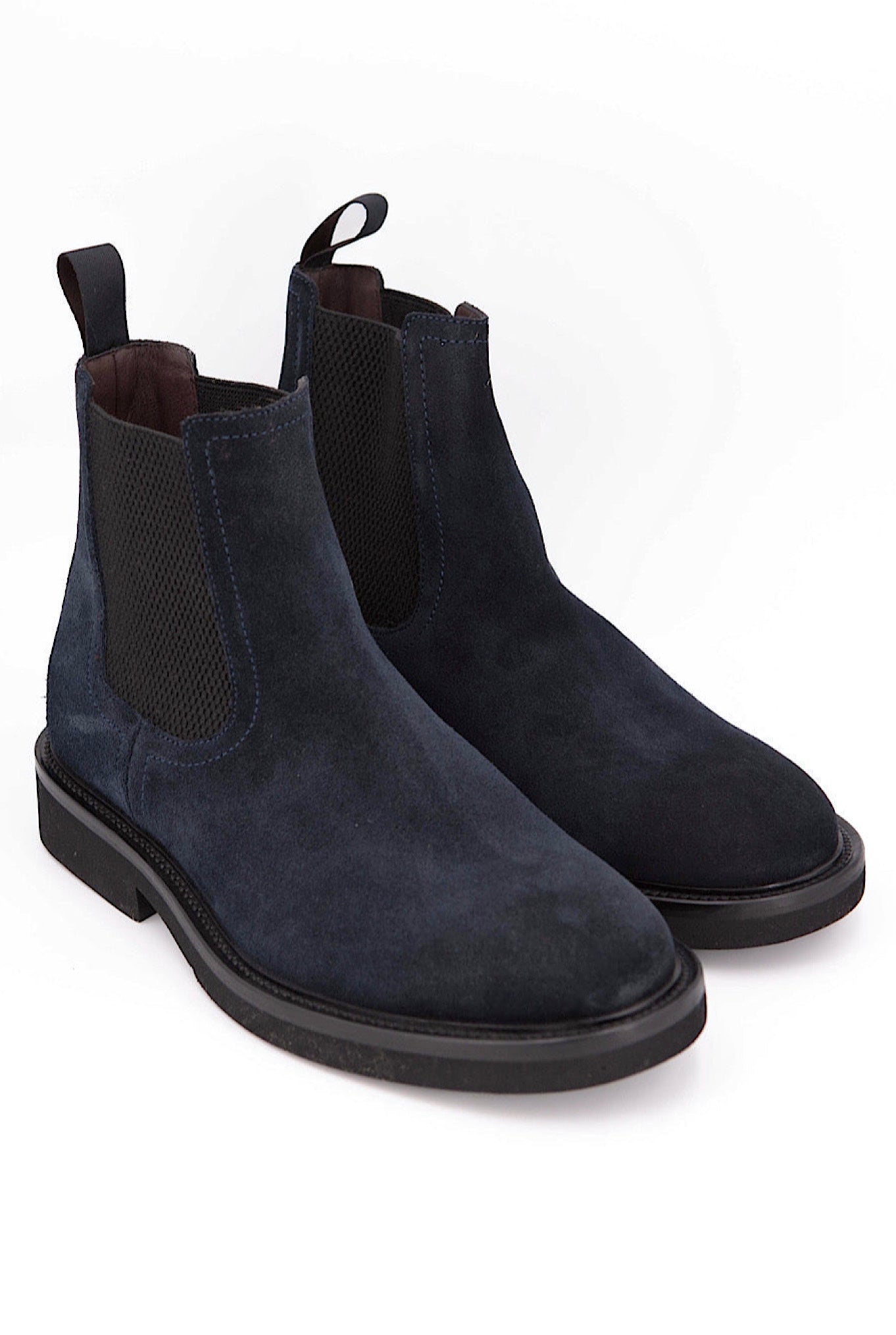Chelsea Boots in Suede Blu - Guarino Store