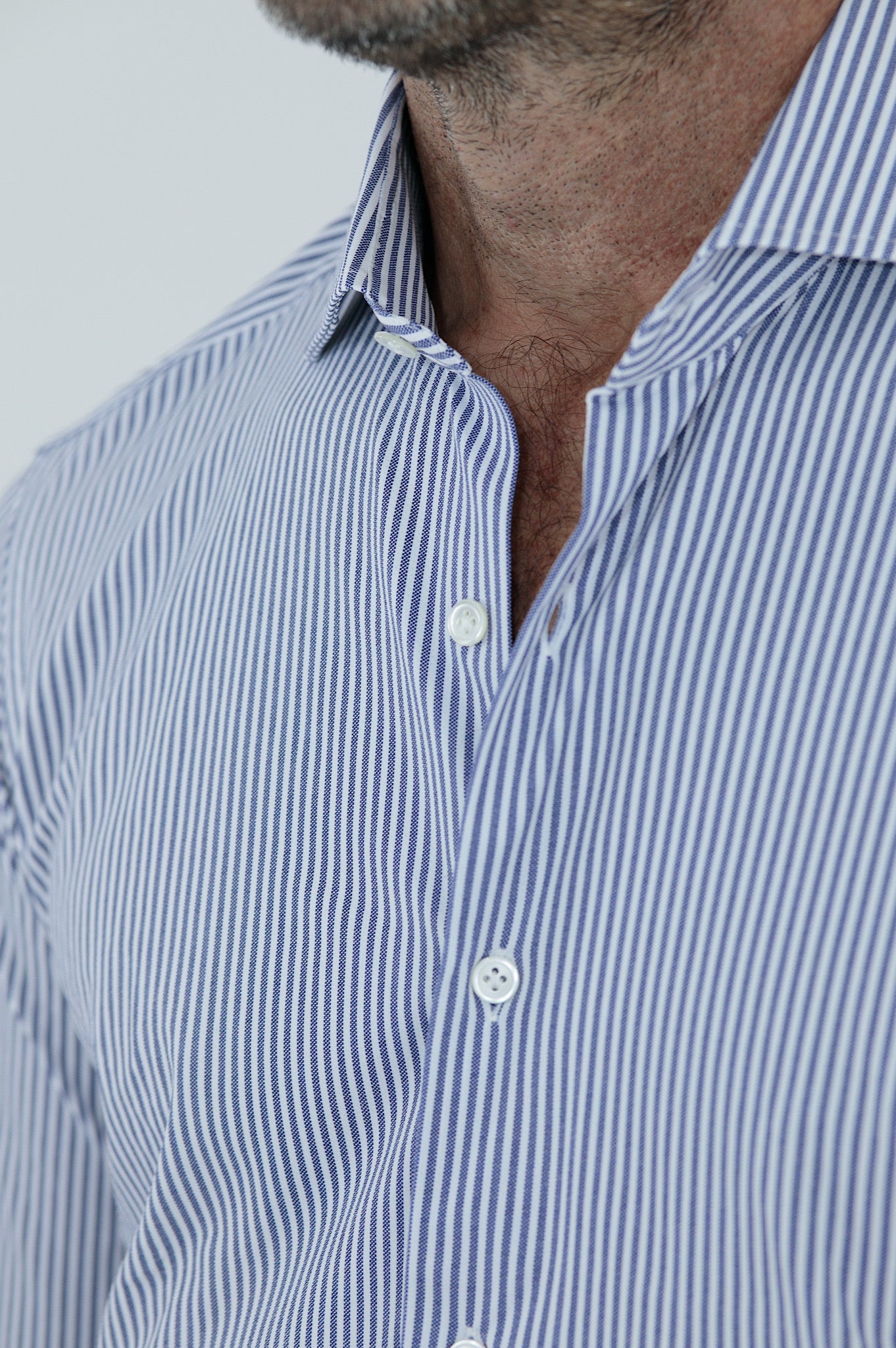 FFF Camicia Active High Tech Stretch Righe Blu - Guarino Store