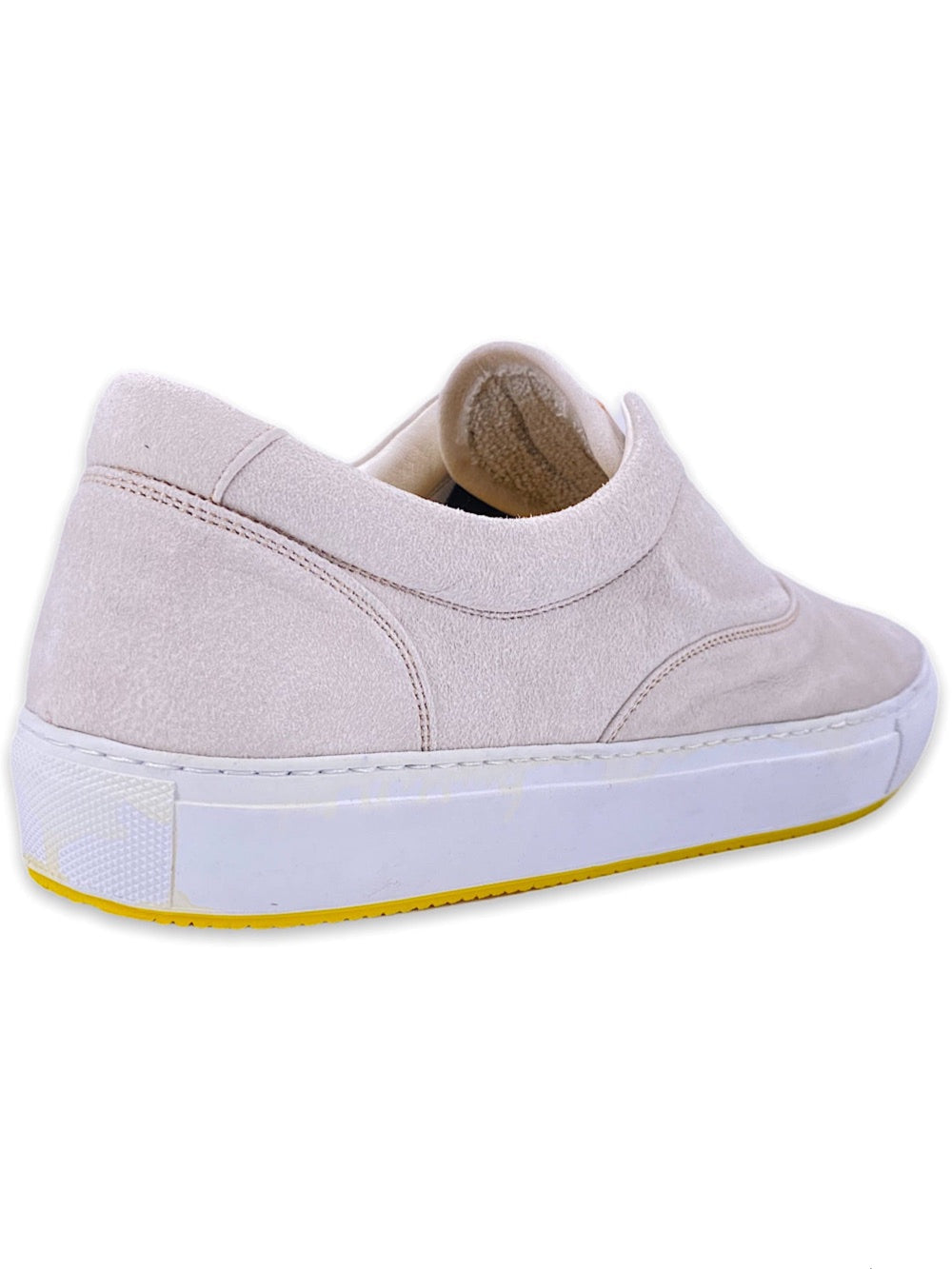Svevo sneaker slip on suede bianco - Guarino Store
