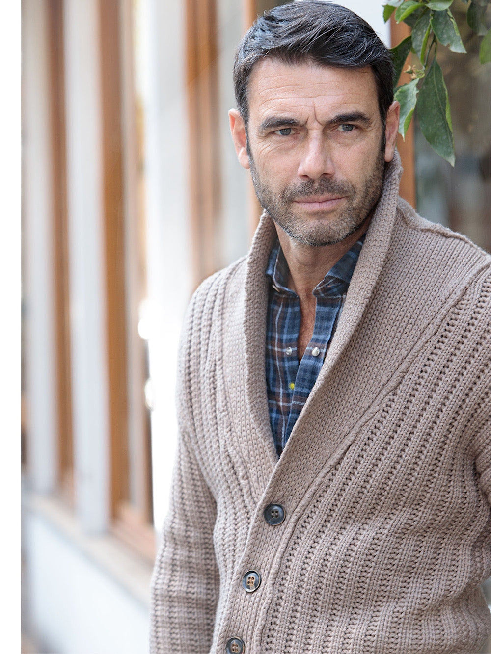 Rakkì Cardigan Soldier Steve McQueen '66 nocciola - Guarino Store